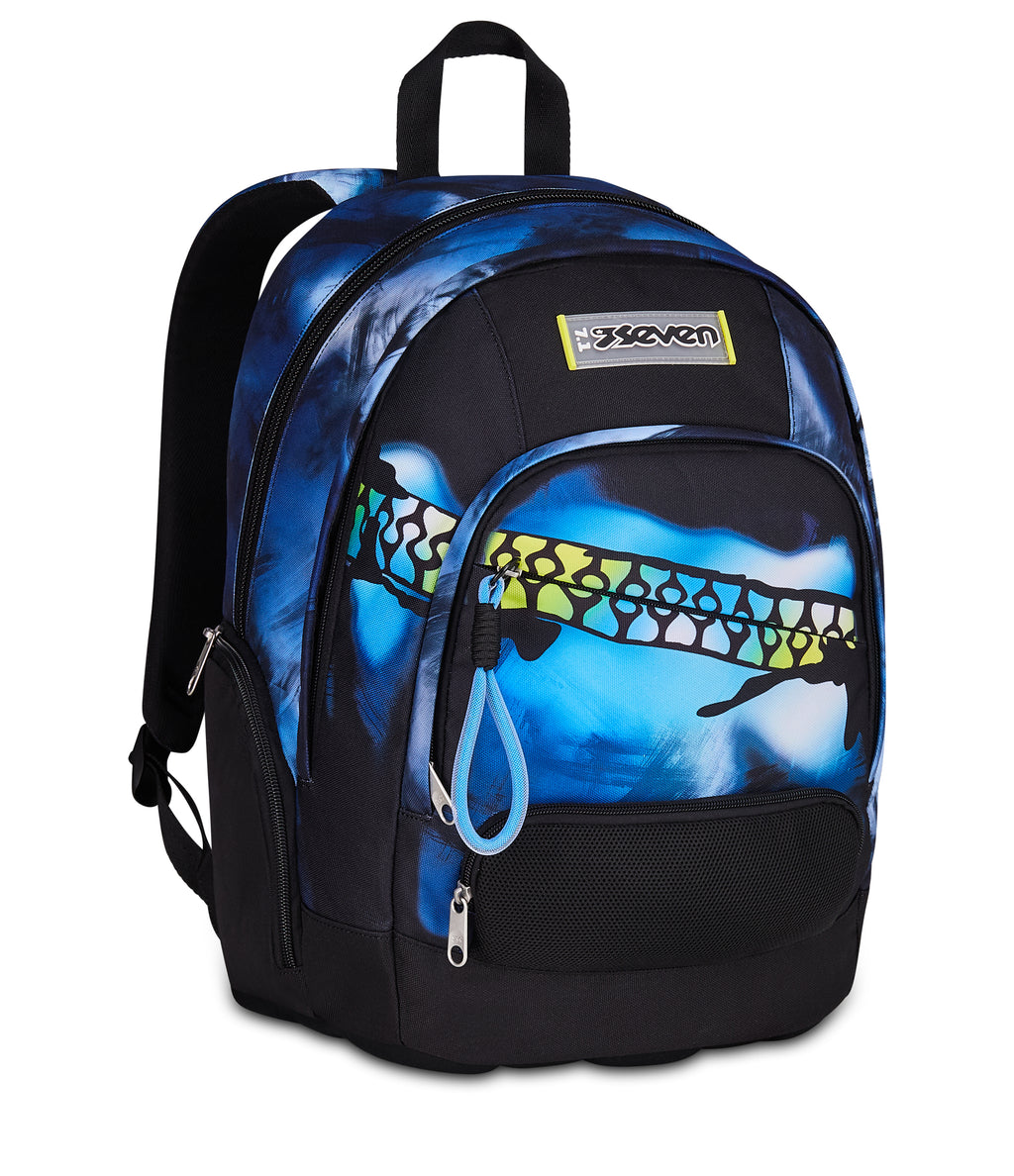 Seven Zaino Dual Seven Blu Fusion