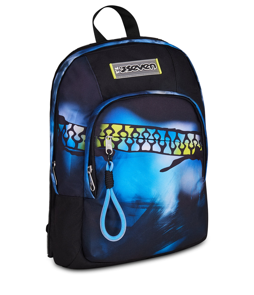Seven Zaino Dual Detach Seven Blu Fusion
