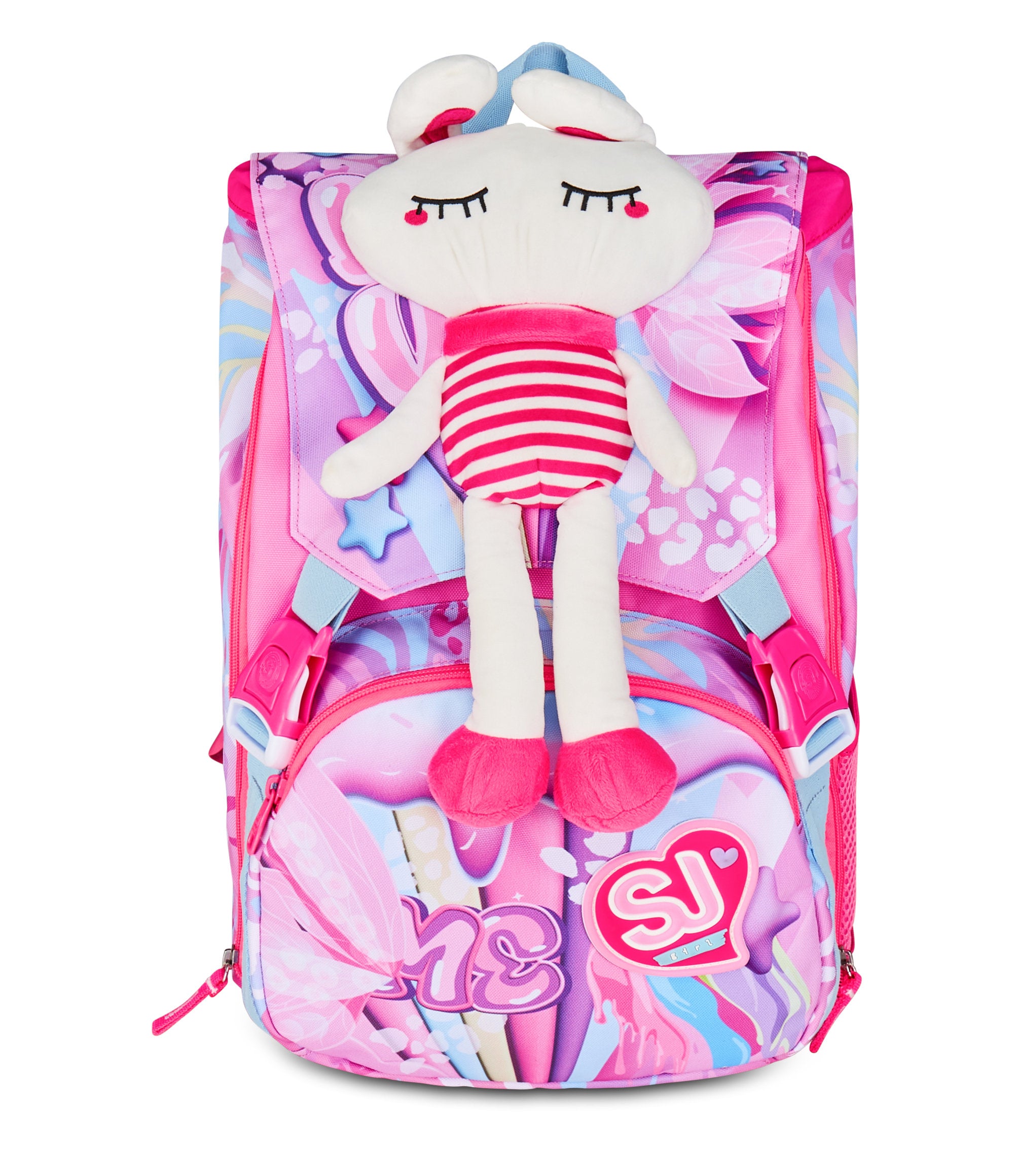Sj Gang Zaino Sdoppiabile Big Plushy Rabbit