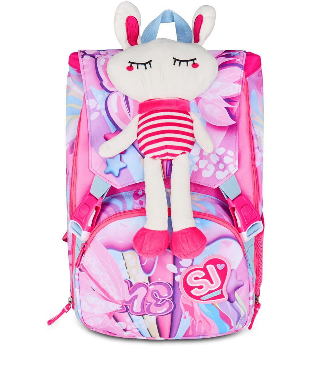 Sj Gang Zaino Sdoppiabile Big Plushy Rabbit