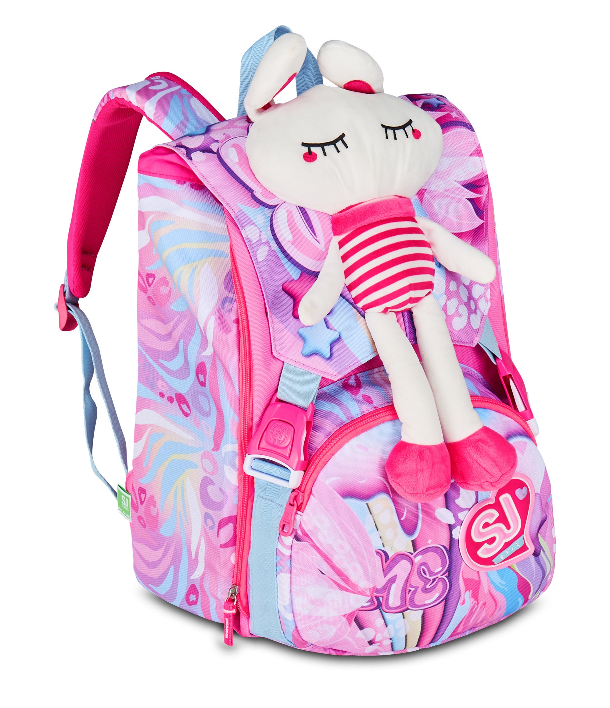Sj Gang Zaino Sdoppiabile Big Plushy Rabbit