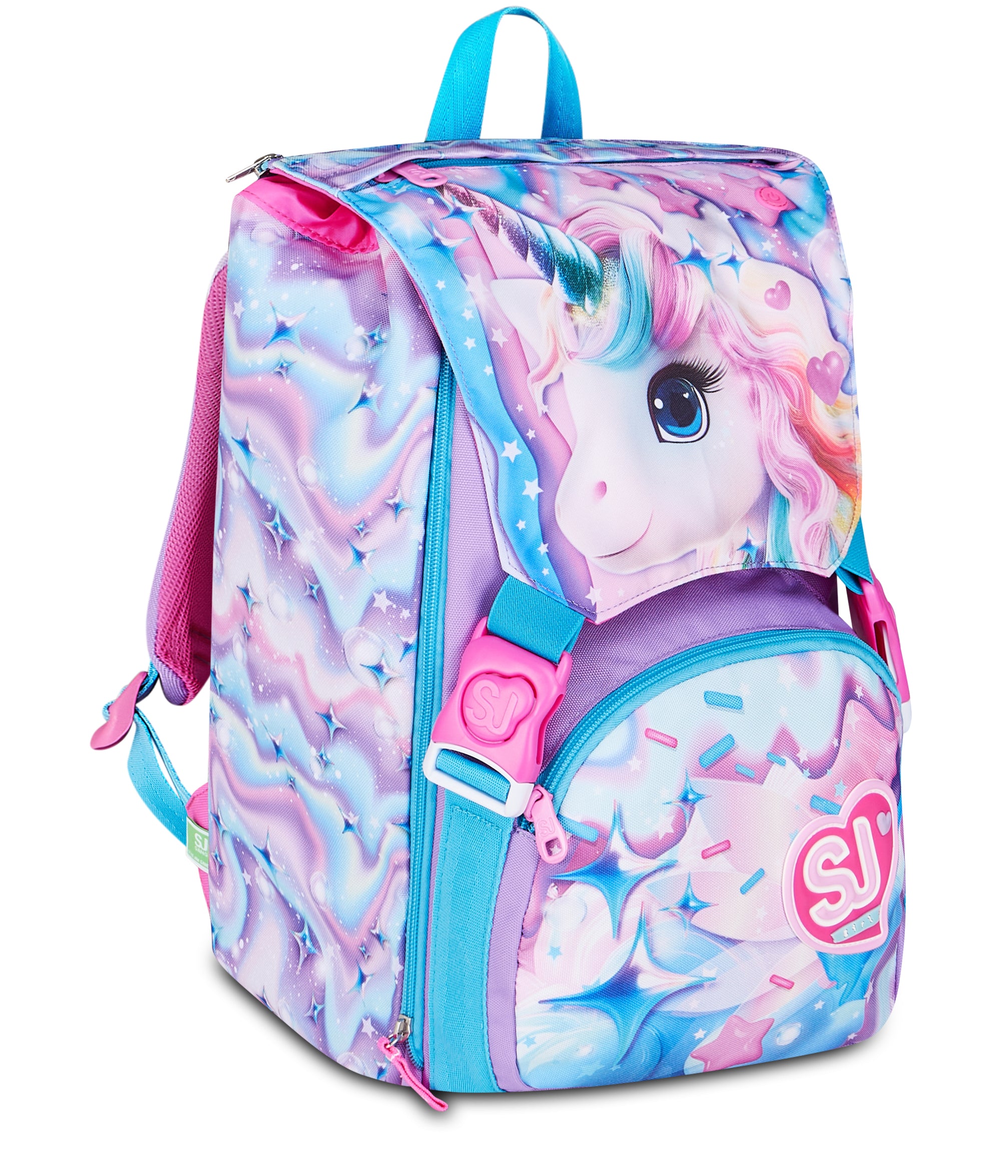 Sj Gang Zaino Sdoppiabile Big Glow LED Unicorn Girl - Immagine 4