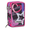 Seven Astuccio 3 Zip Draft Heart