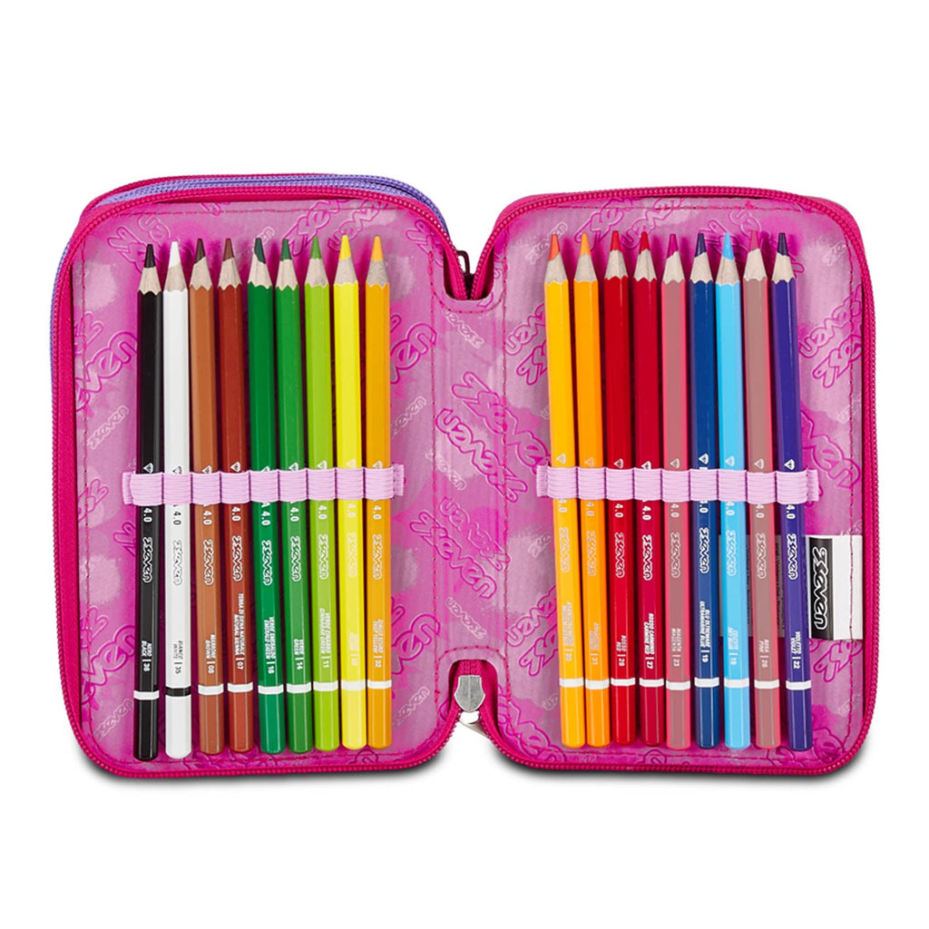 Seven Astuccio 3 Zip Draft Heart