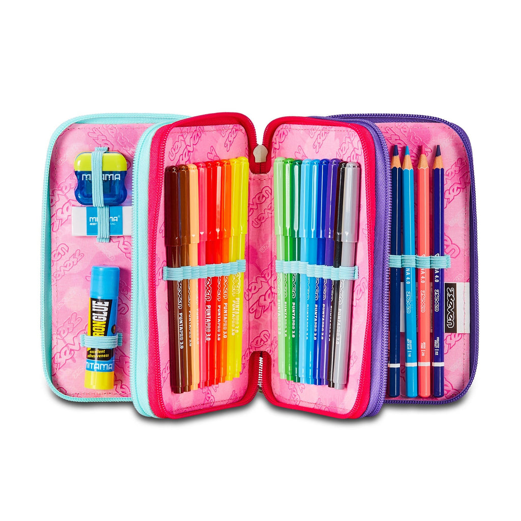 Seven Astuccio 3 Zip Shadefull Girl