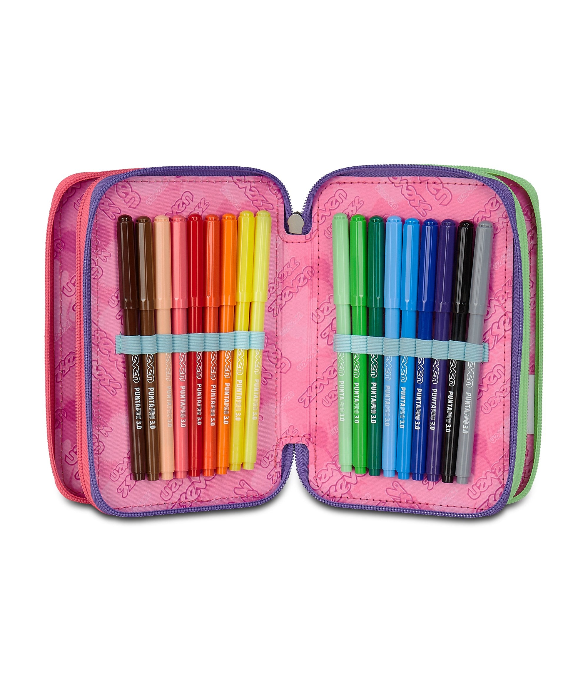 Seven Astuccio 3 Zip - Optical Shade Girl