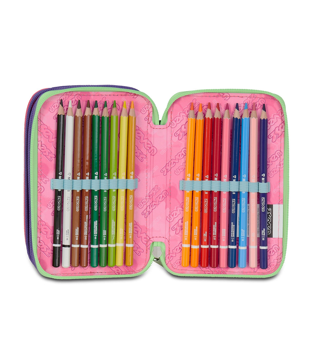 Seven Astuccio 3 Zip - Optical Shade Girl