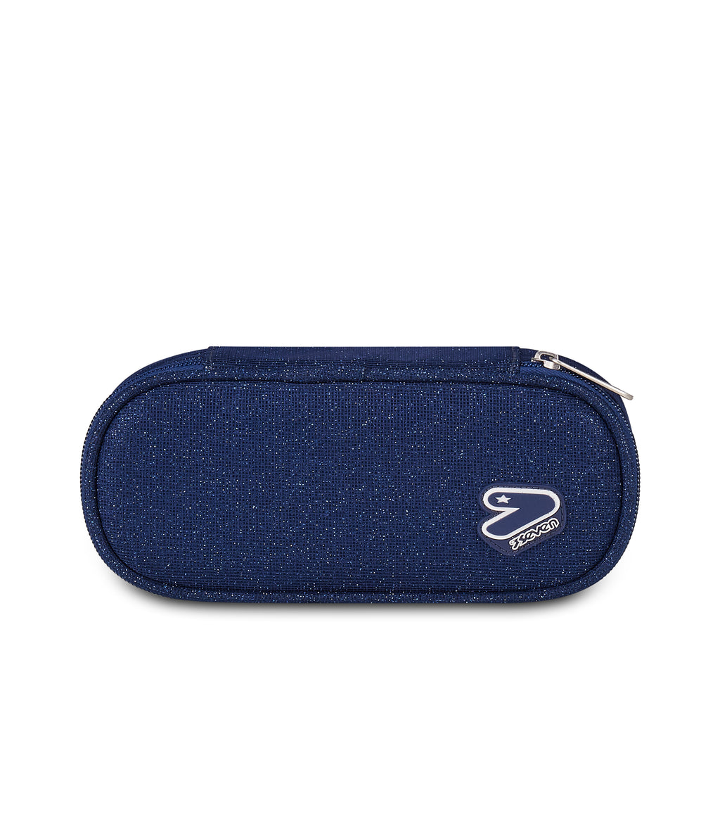 Seven Pencil Bag Round Plus Seven Shiny Tech