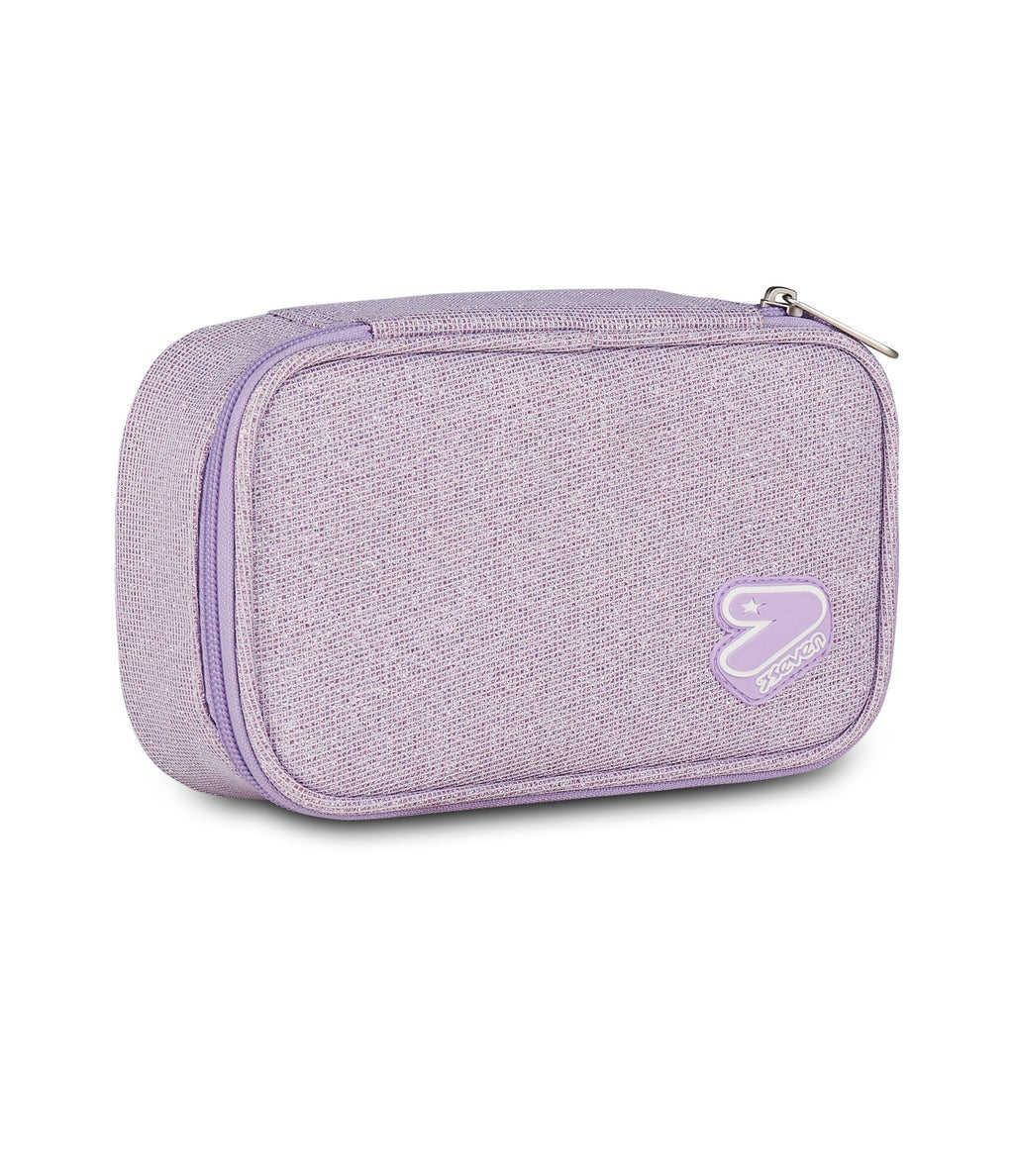 Seven Pencil Bag Round Plus Big Seven Shiny Tech