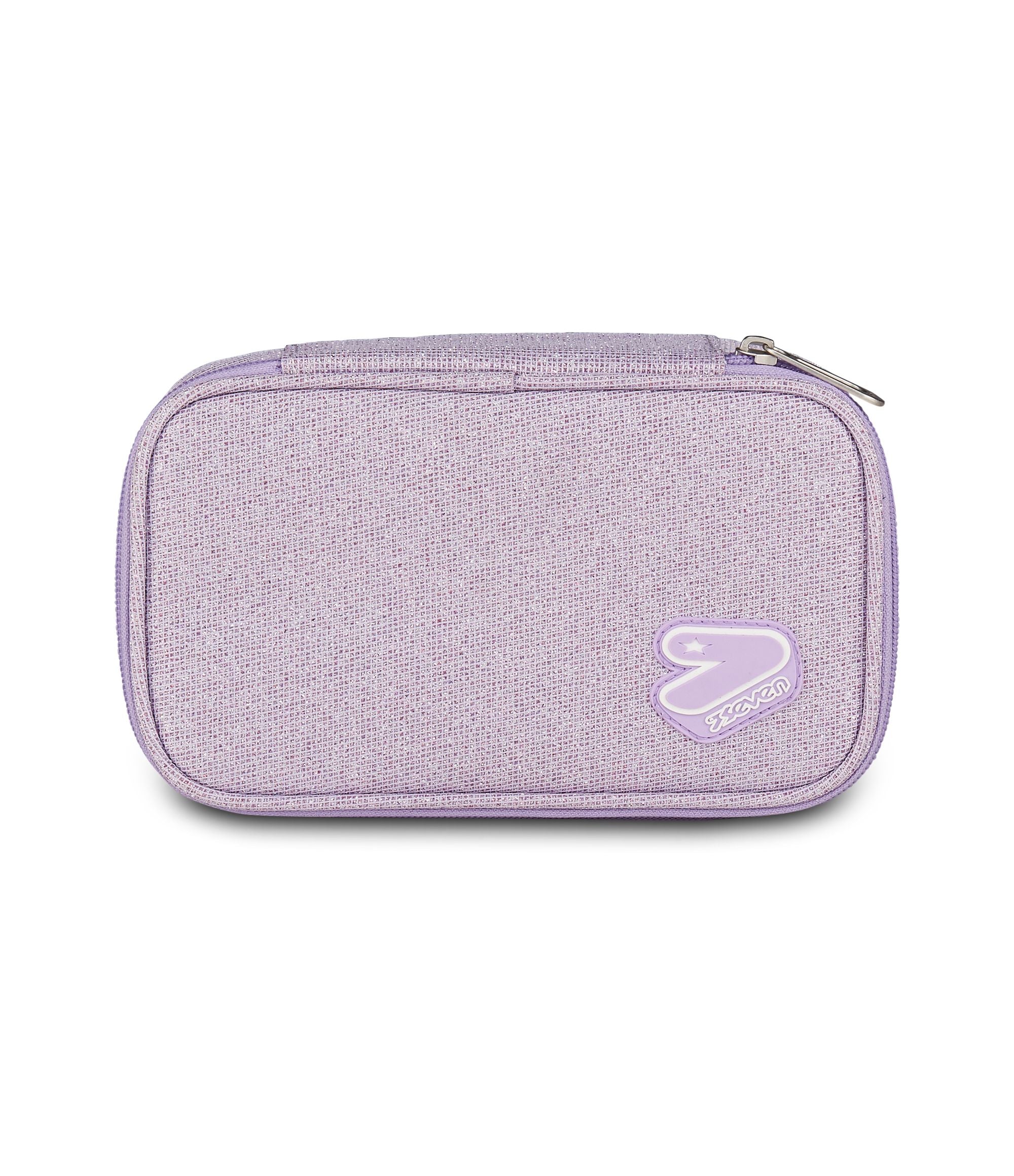 Seven Pencil Bag Round Plus Big Seven Shiny Tech