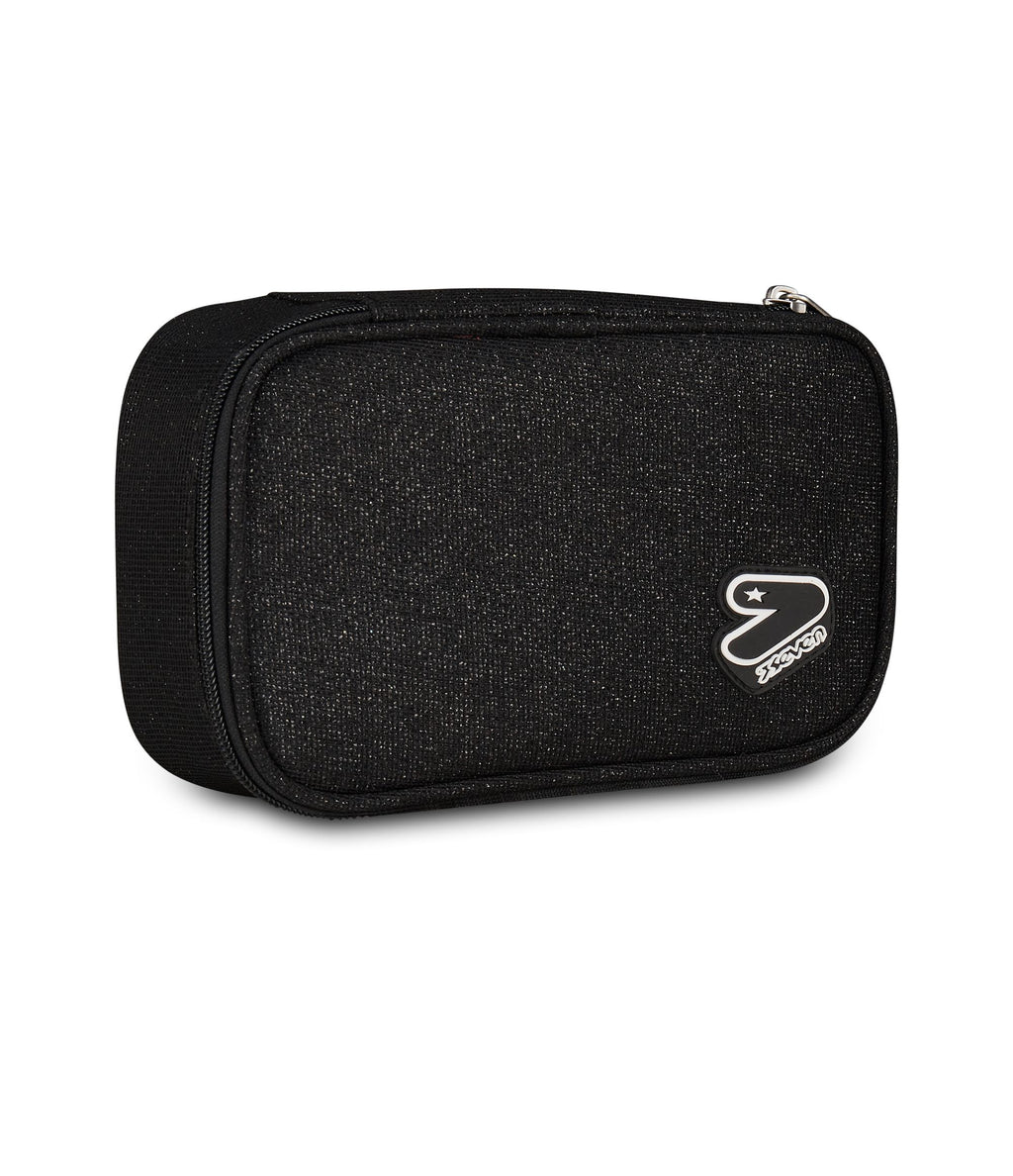 Seven Pencil Bag Round Plus Big Seven Shiny Tech