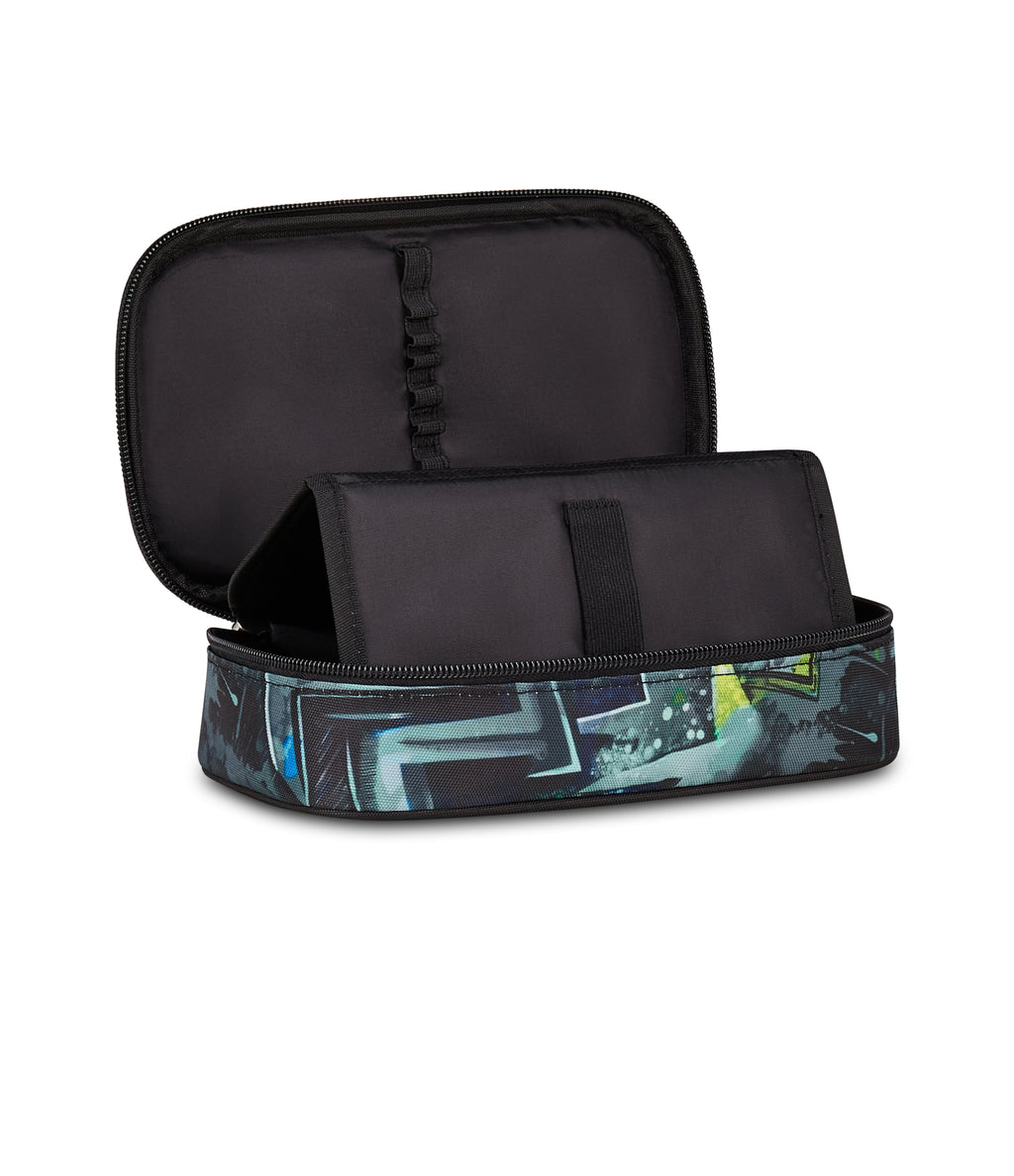 Seven Pencil Bag Round Plus Big Grs Seven Color Escape