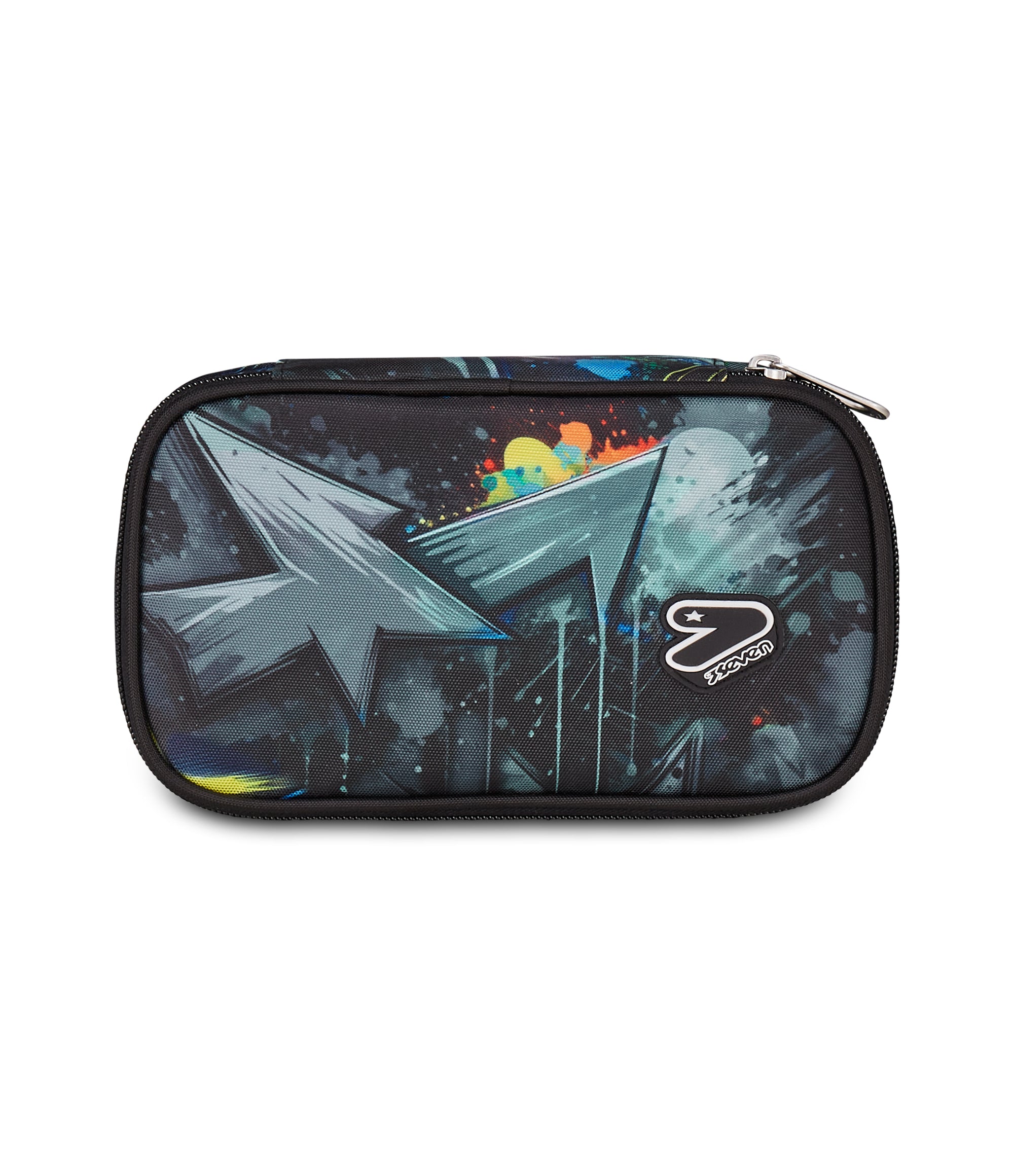 Seven Pencil Bag Round Plus Big Grs Seven Color Escape