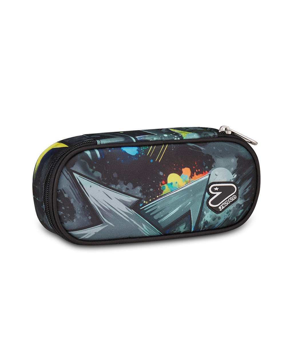 Seven Pencil Bag Round Plus Grs Seven Color Escape