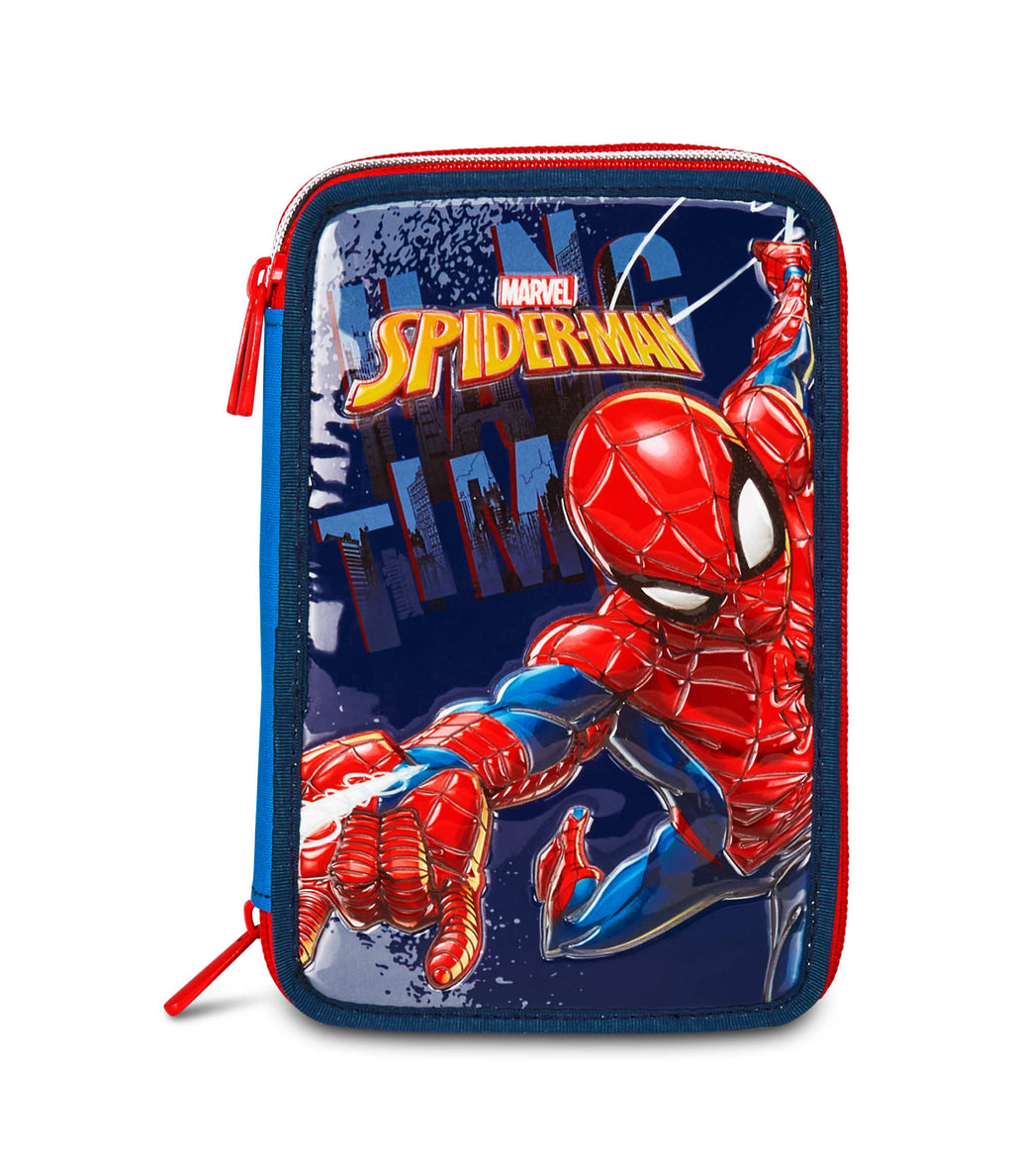 Spider-Man Astuccio 3 Zip - Hang Time