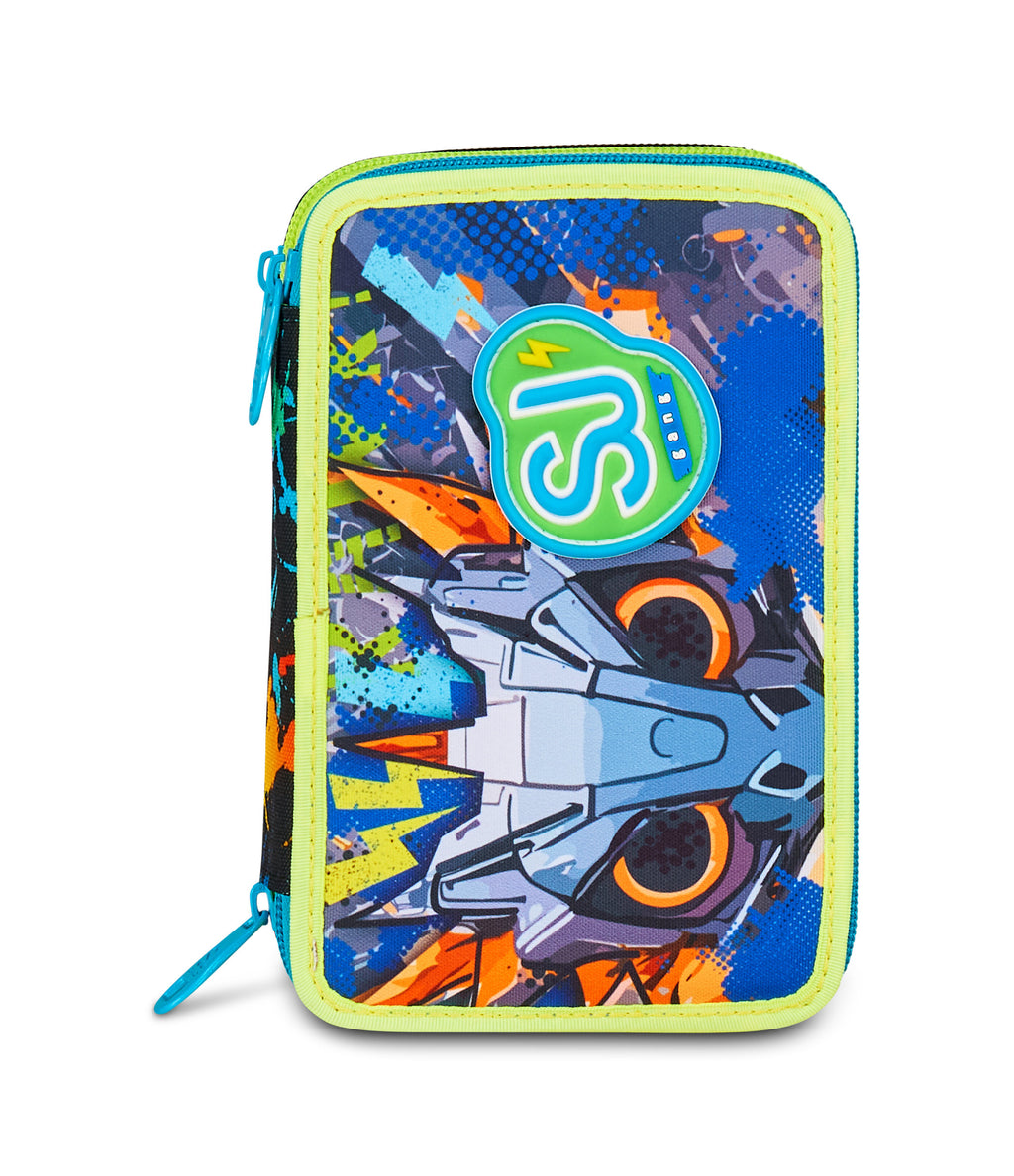 Sj Gang Astuccio 3 Zip Led Look