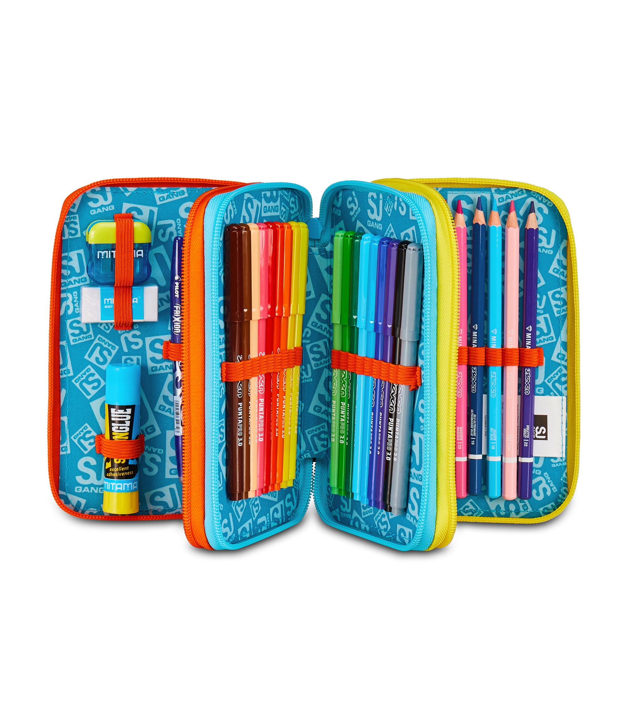 Sj Gang Astuccio 3 Zip Dragon Glide