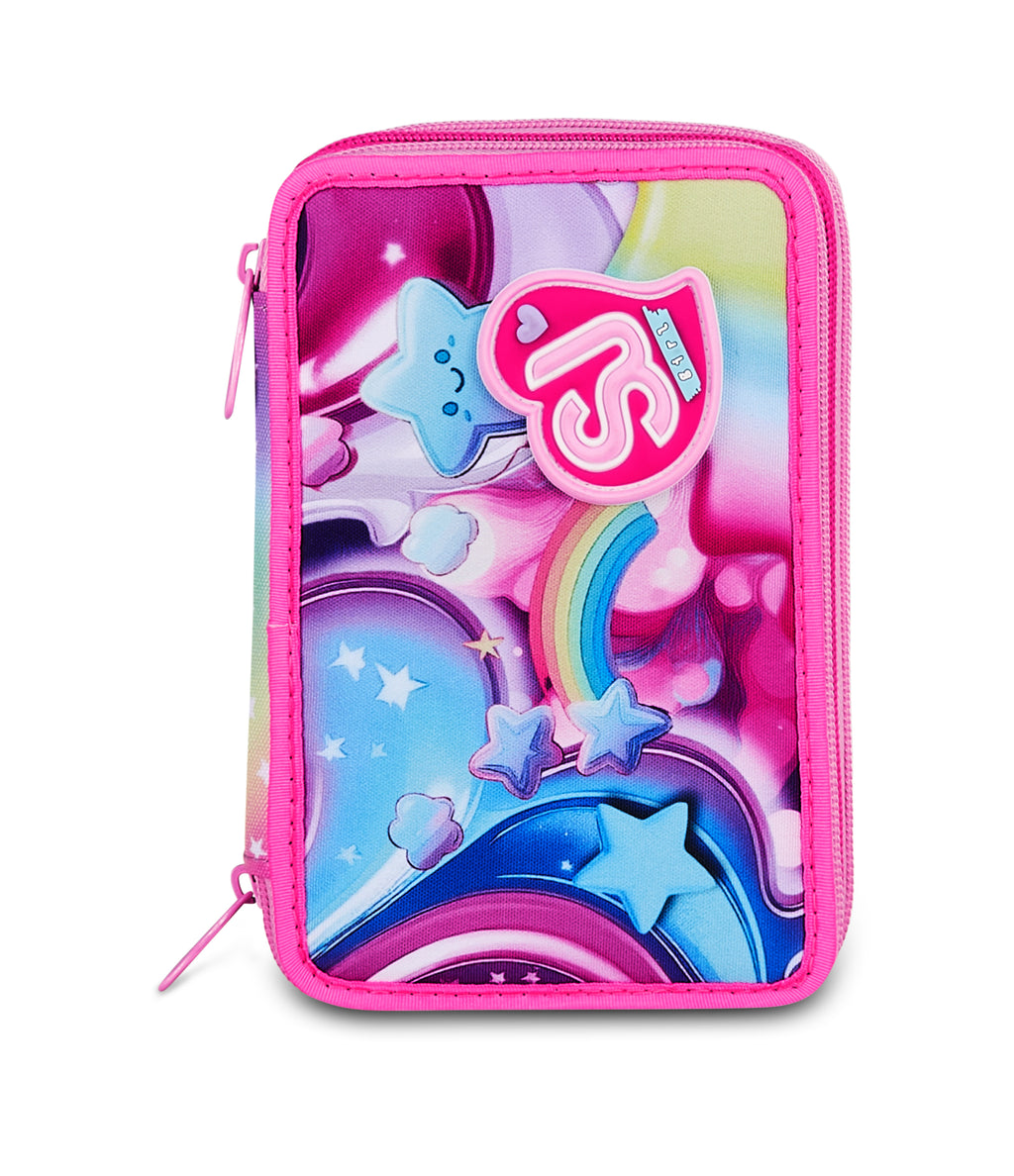 Sj Gang Ast.3 Zip Sj Gang Soft Pouch Girl