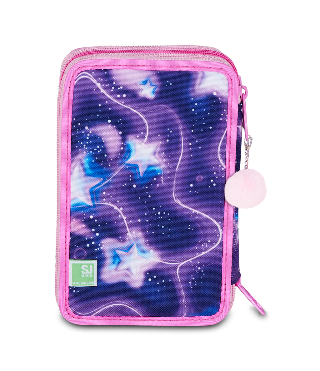 Sj Gang Astuccio 3 Zip Fluffy Pink Girl - Immagine 8