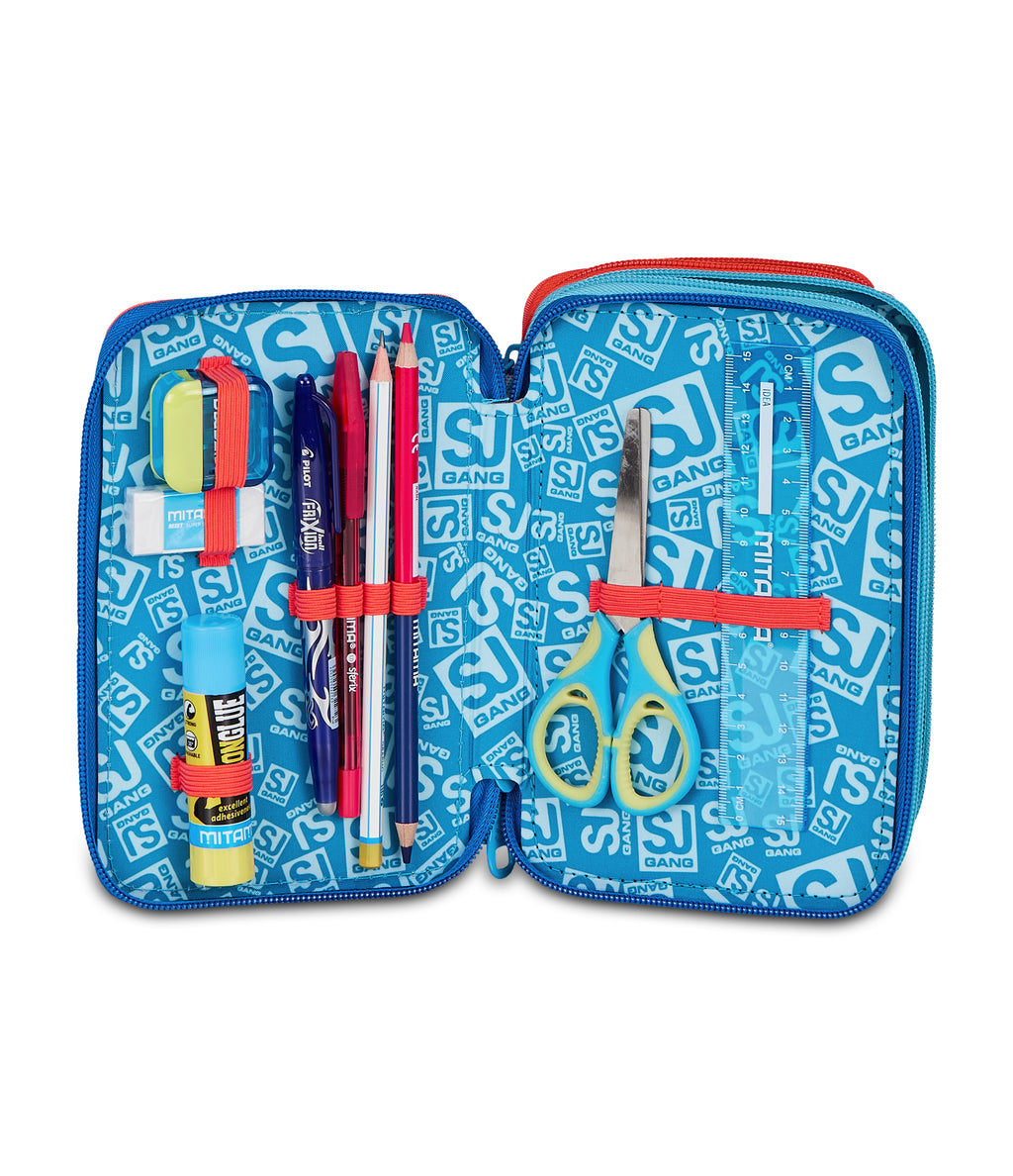 Sj Gang Astuccio 3 Zip Speed Animal Boy - Immagine 4