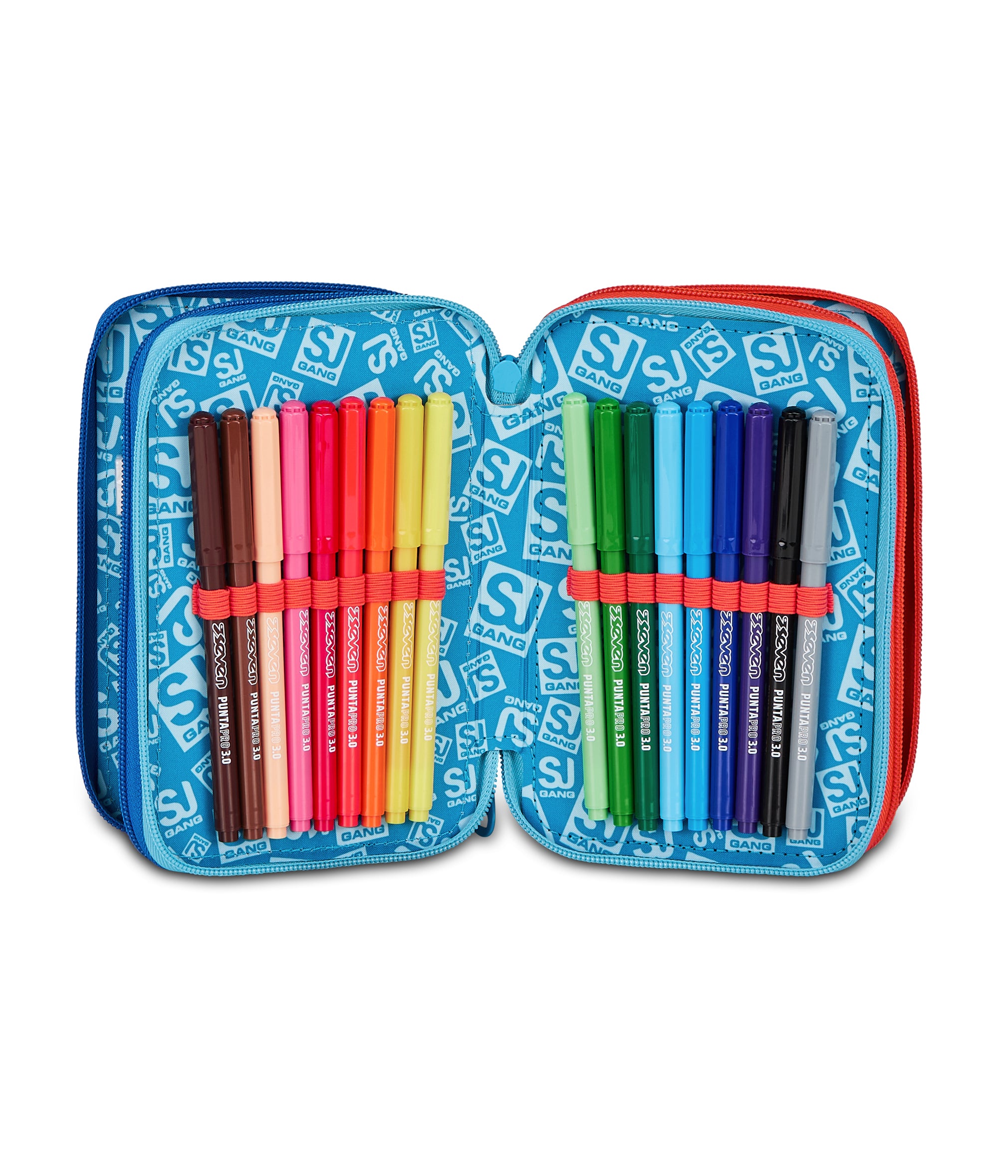 Sj Gang Astuccio 3 Zip Speed Animal Boy - Immagine 5
