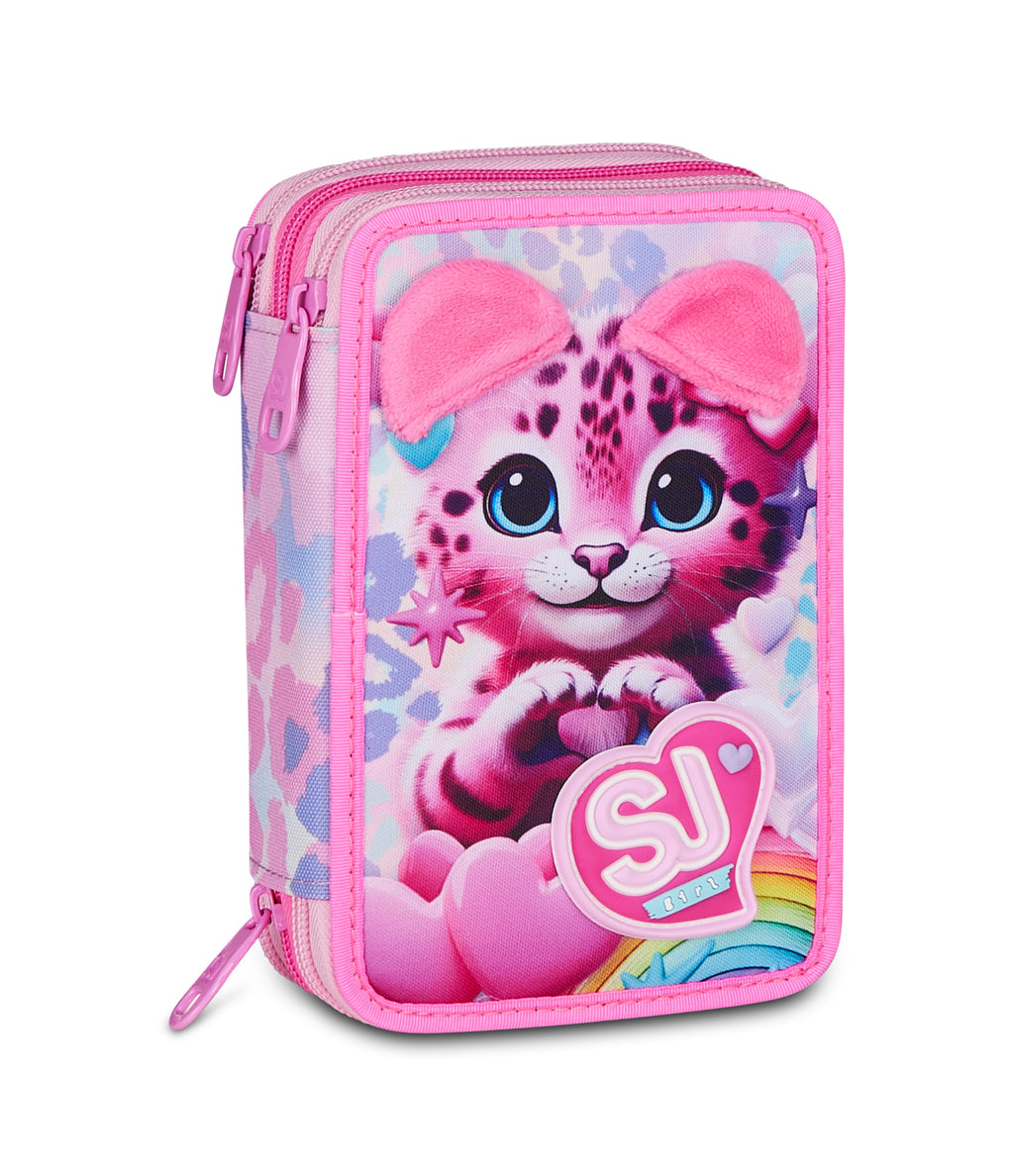 Sj Gang Astuccio 3 Zip Heart Buddy Girl - Immagine 2