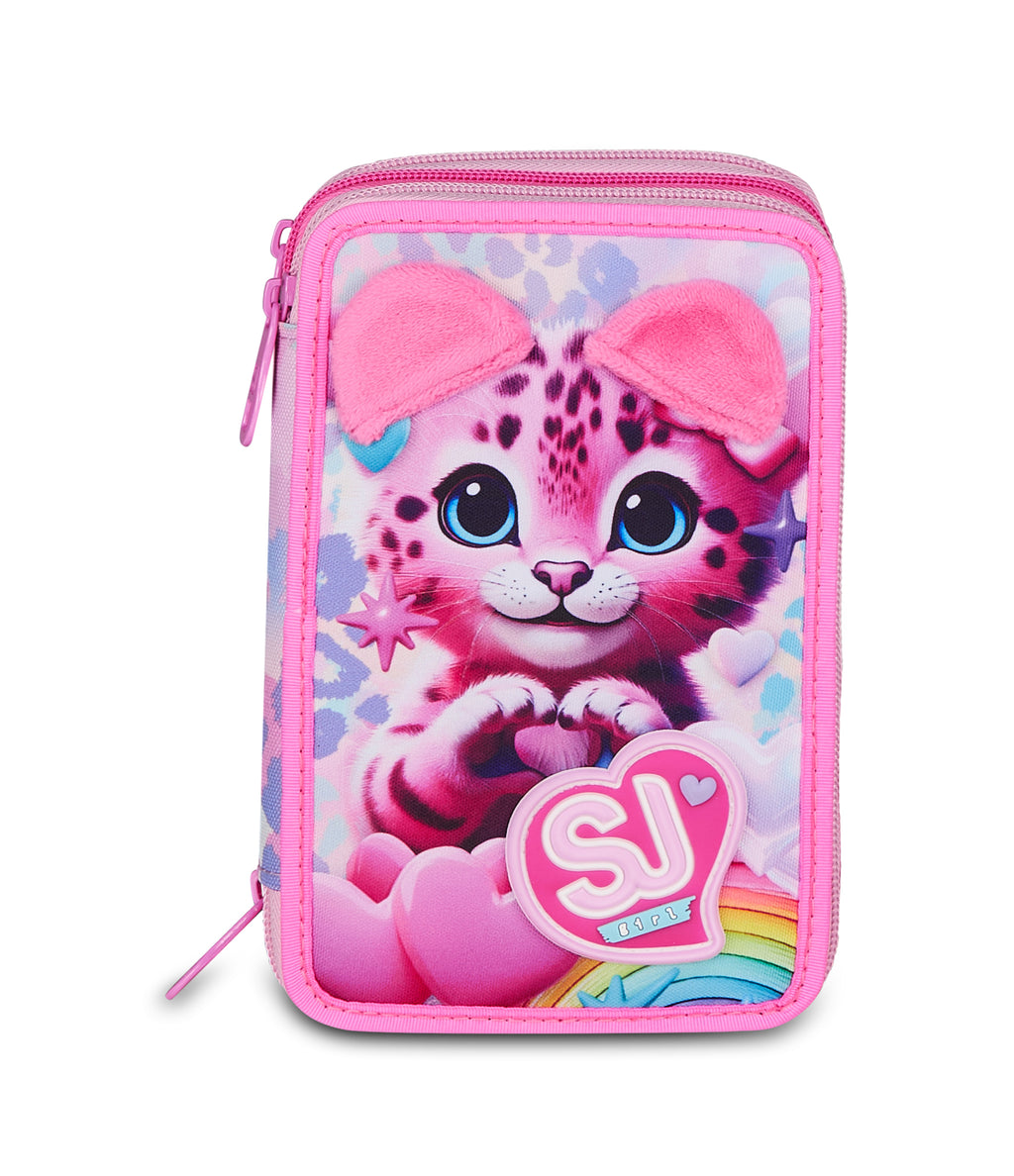 Sj Gang Astuccio 3 Zip Heart Buddy Girl - Immagine 7