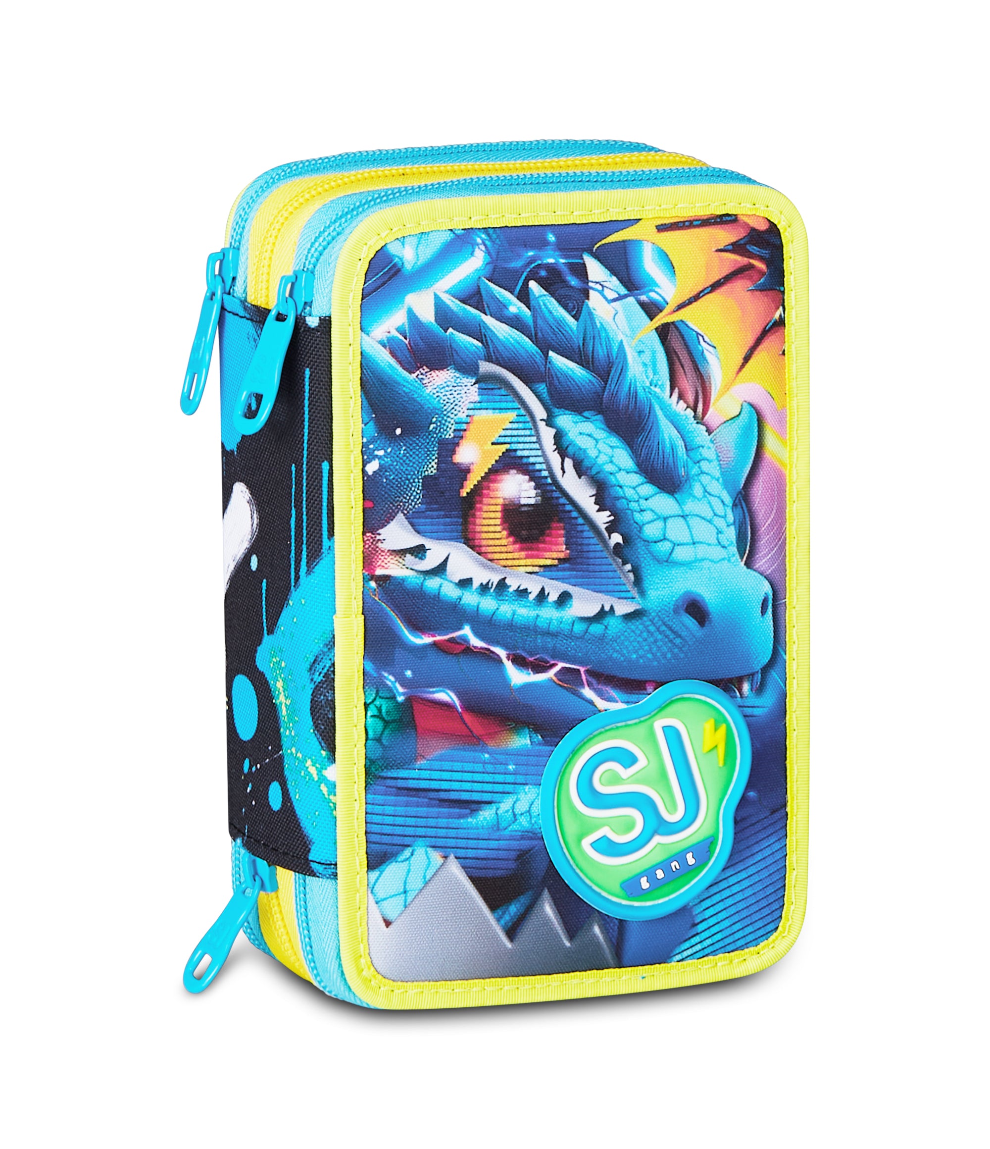 Sj Gang Astuccio 3 Zip Metal Dragon Boy - Immagine 2