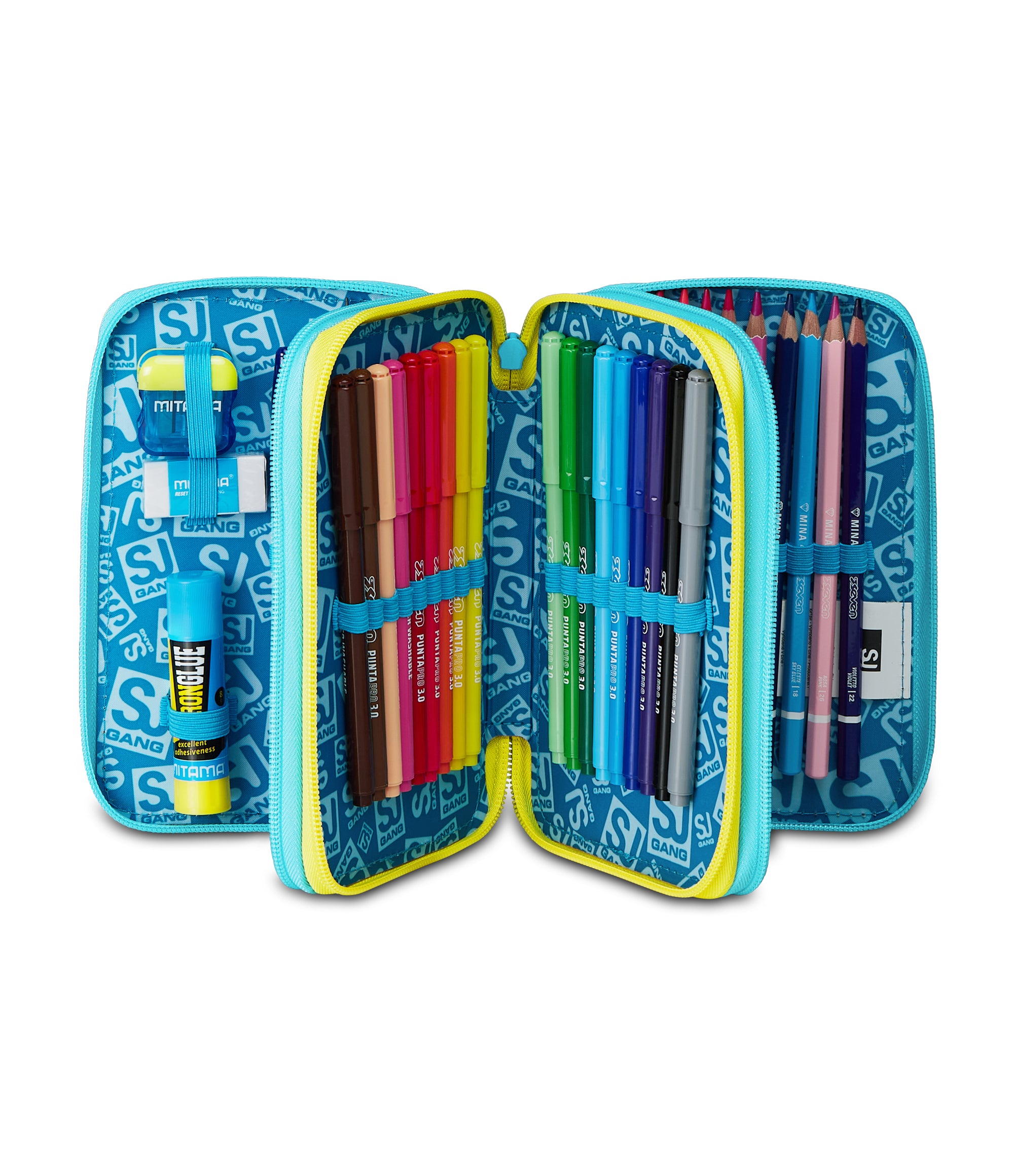 Sj Gang Astuccio 3 Zip Metal Dragon Boy - Immagine 3