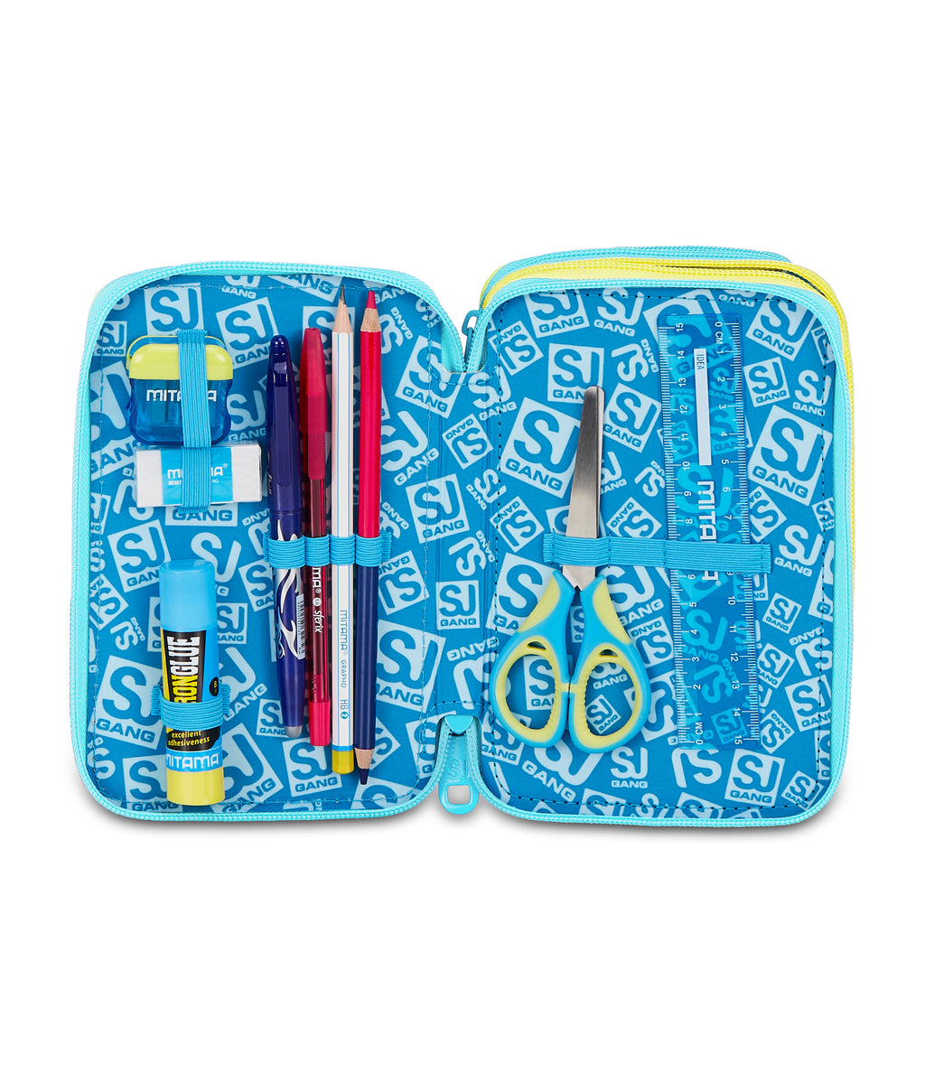 Sj Gang Astuccio 3 Zip Metal Dragon Boy - Immagine 4