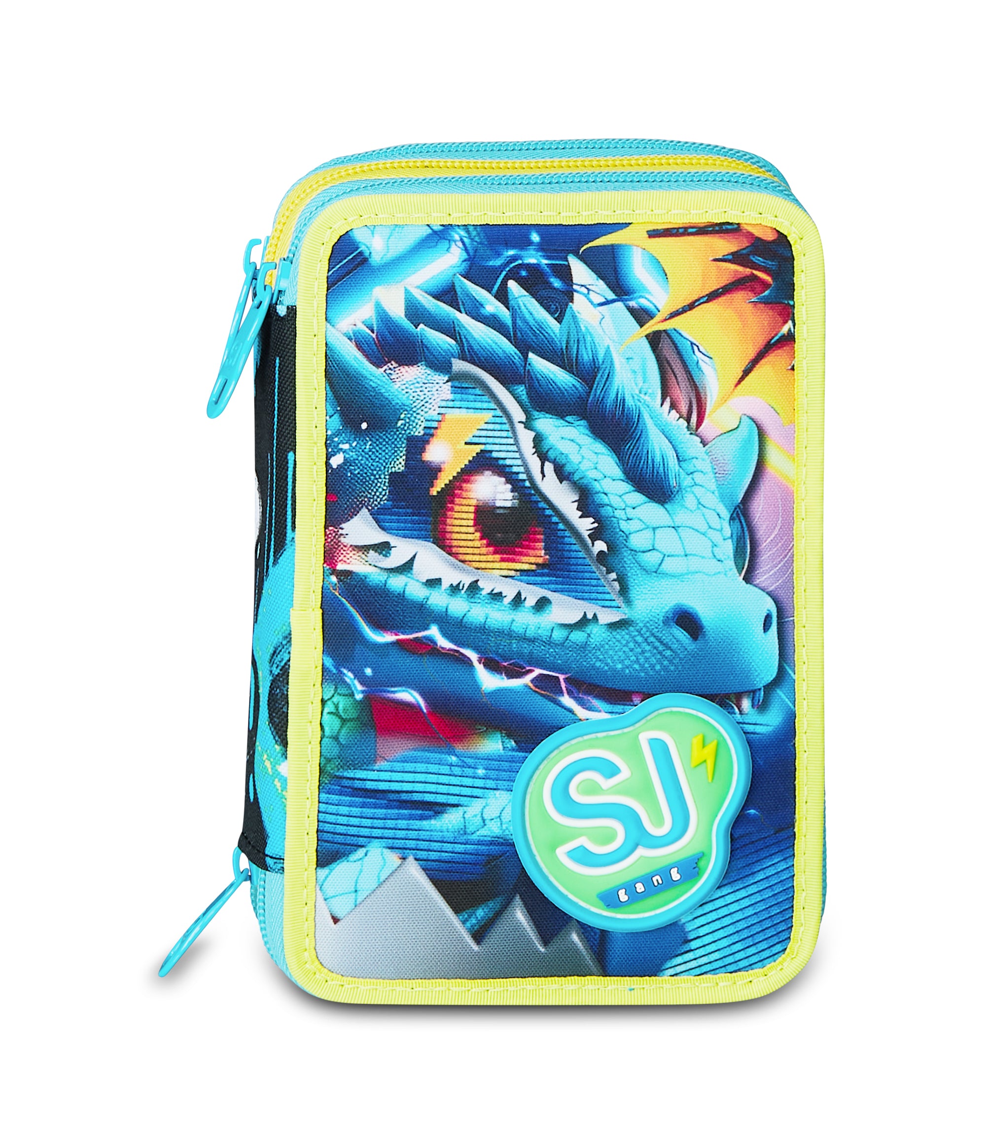 Sj Gang Astuccio 3 Zip Metal Dragon Boy - Immagine 7