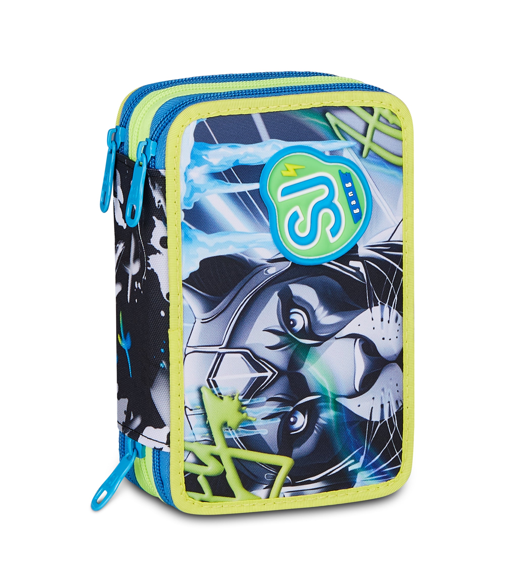 Sj Gang Astuccio 3 Zip Glace Panther Boy - Immagine 2
