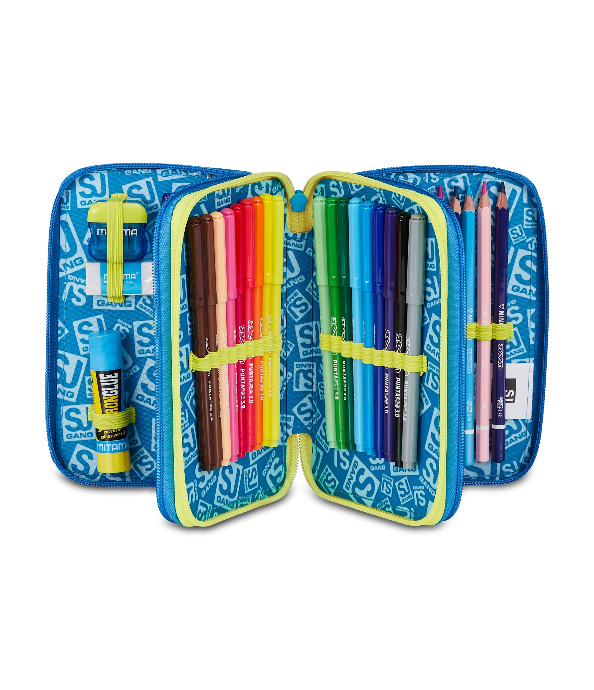 Sj Gang Astuccio 3 Zip Glace Panther Boy - Immagine 3