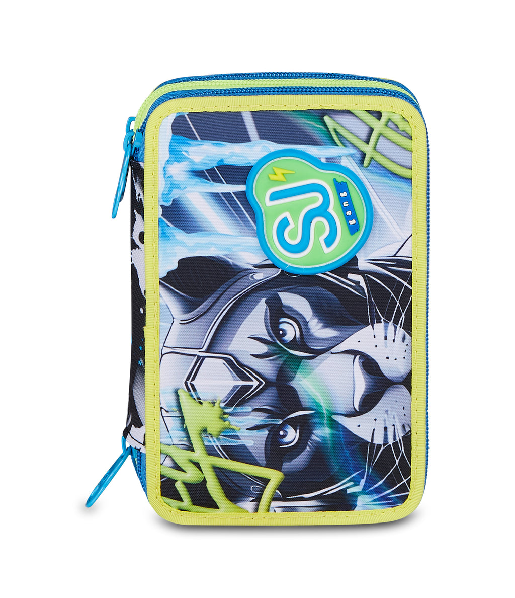 Sj Gang Astuccio 3 Zip Glace Panther Boy - Immagine 7