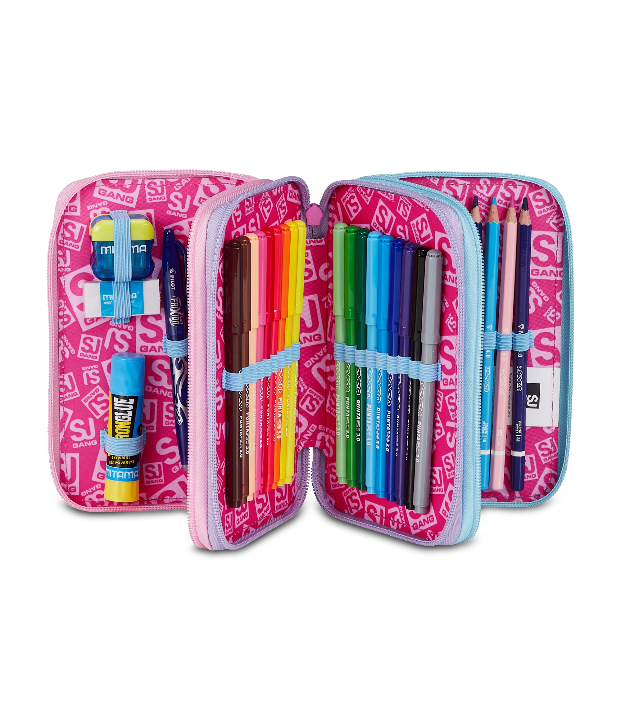 Sj Gang Astuccio 3 Zip Magical Fantasy Girl - Immagine 3