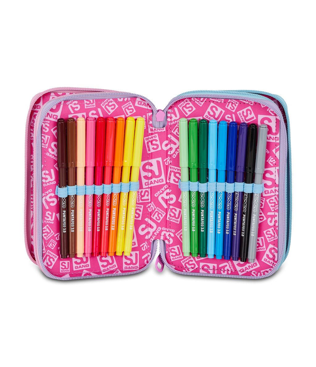 Sj Gang Astuccio 3 Zip Magical Fantasy Girl - Immagine 5