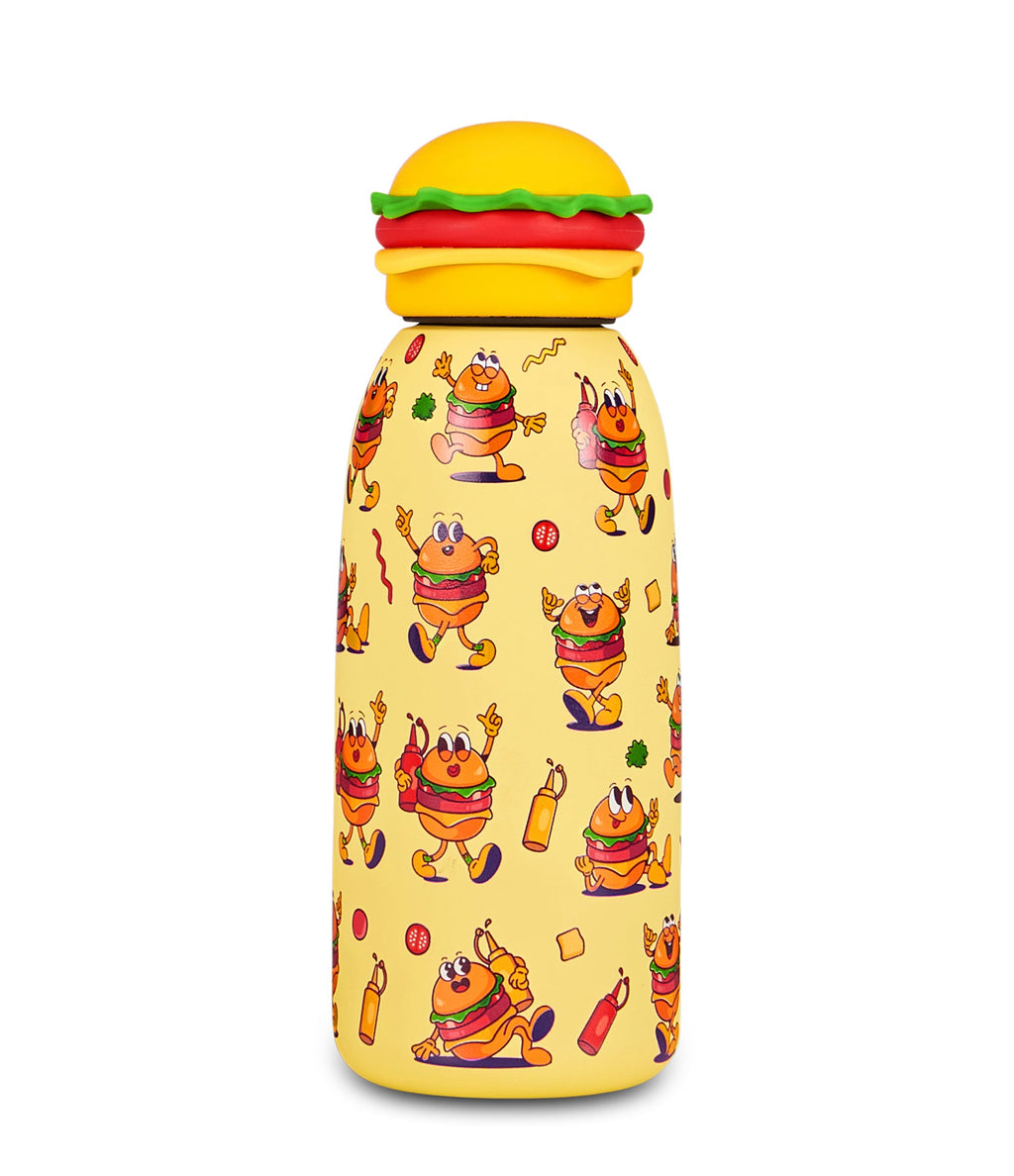 BOTTLE CON TAPPO SAGOMATO 500ML FOOD CARTOMANIA CHILL & REFI