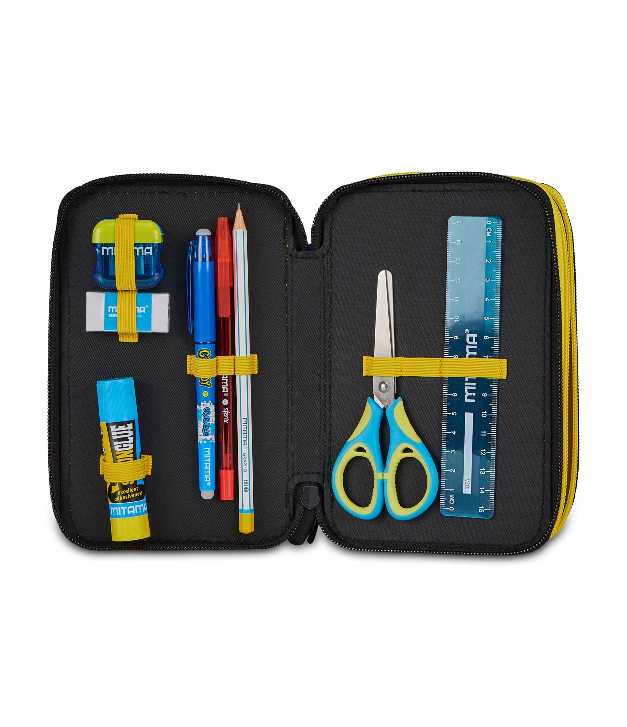 Pokémon Set Scuola Zaino, Astuccio 3 Zip e Borraccia