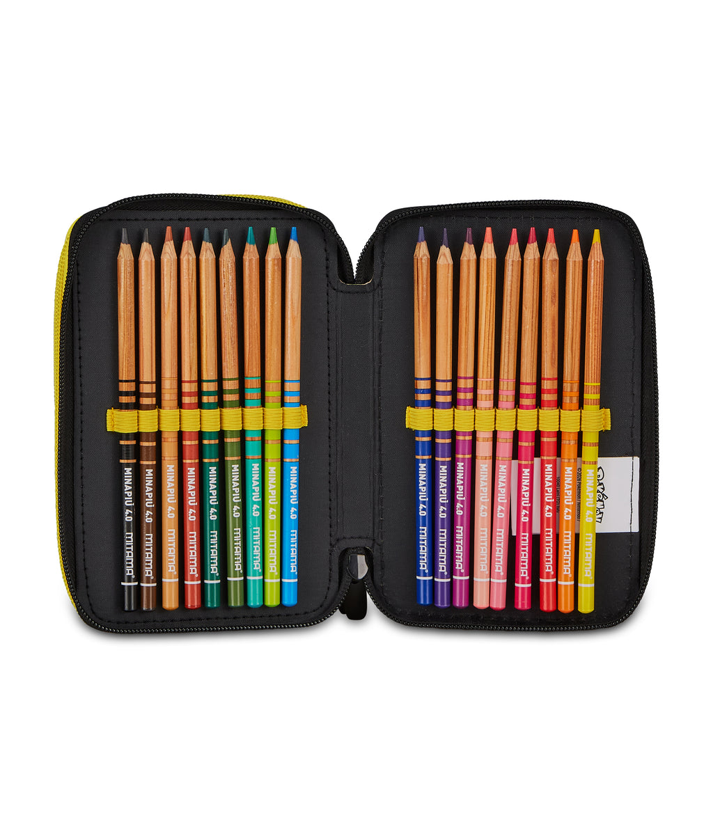 Pokémon Set Scuola Zaino, Astuccio 3 Zip e Borraccia