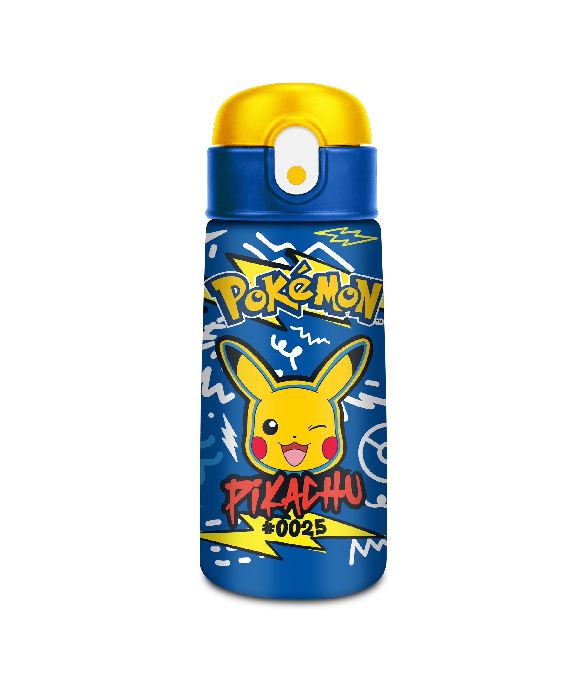 Pokémon Set Scuola Zaino, Astuccio 3 Zip e Borraccia