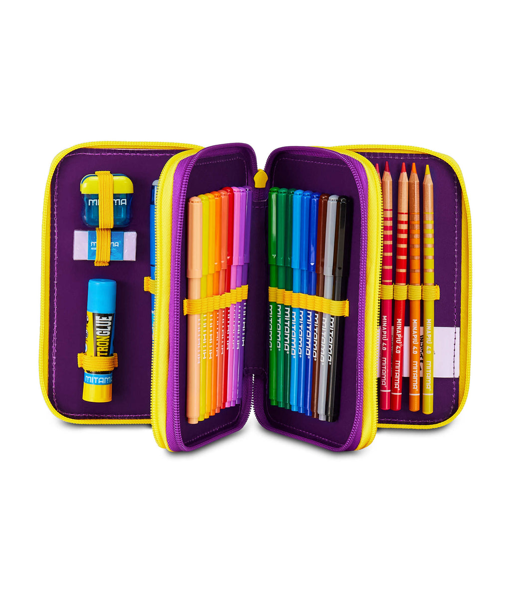 Inside Out 2 Astuccio 3 Zip - Universal Mood