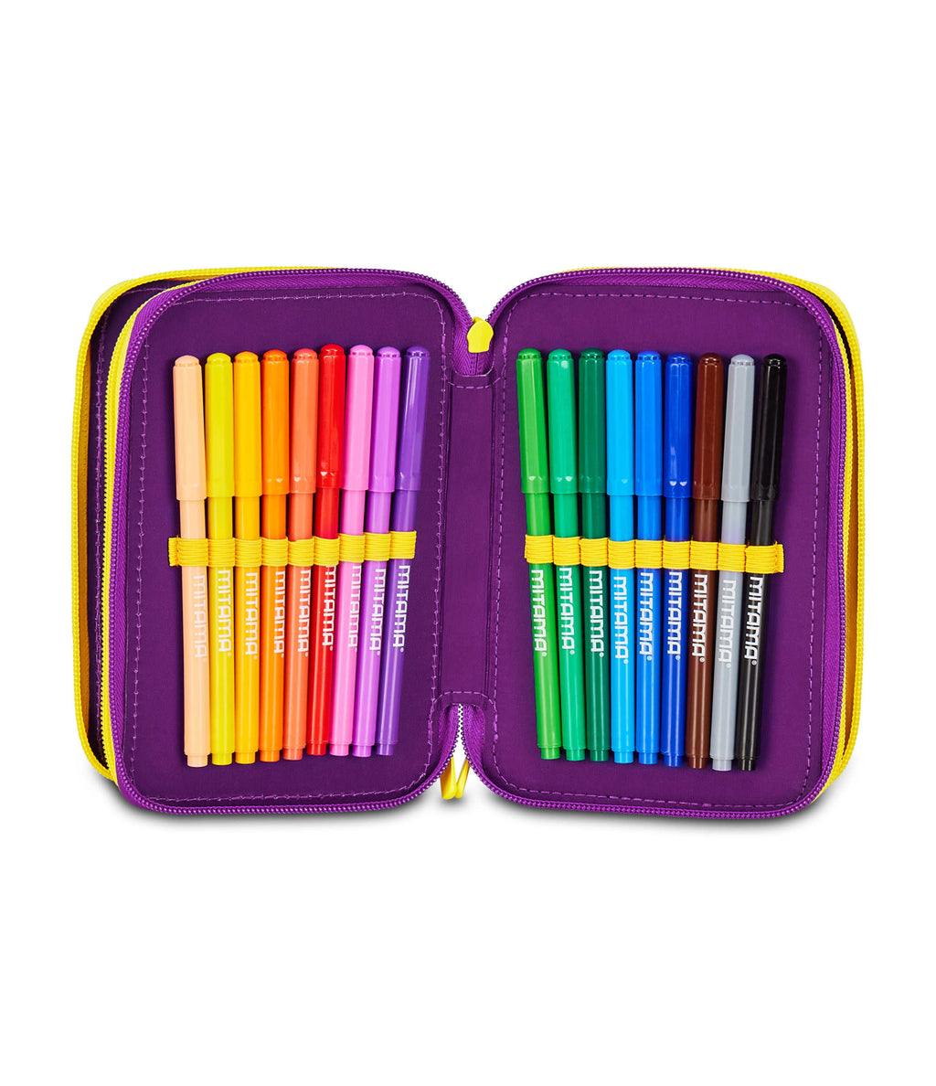 Inside Out 2 Astuccio 3 Zip - Universal Mood