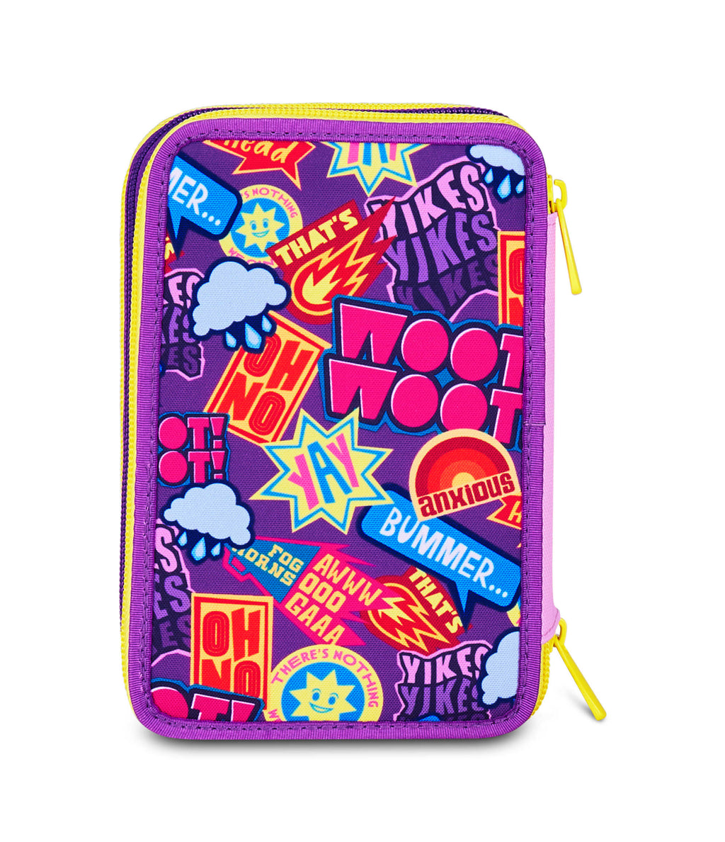 Inside Out 2 Astuccio 3 Zip - Universal Mood