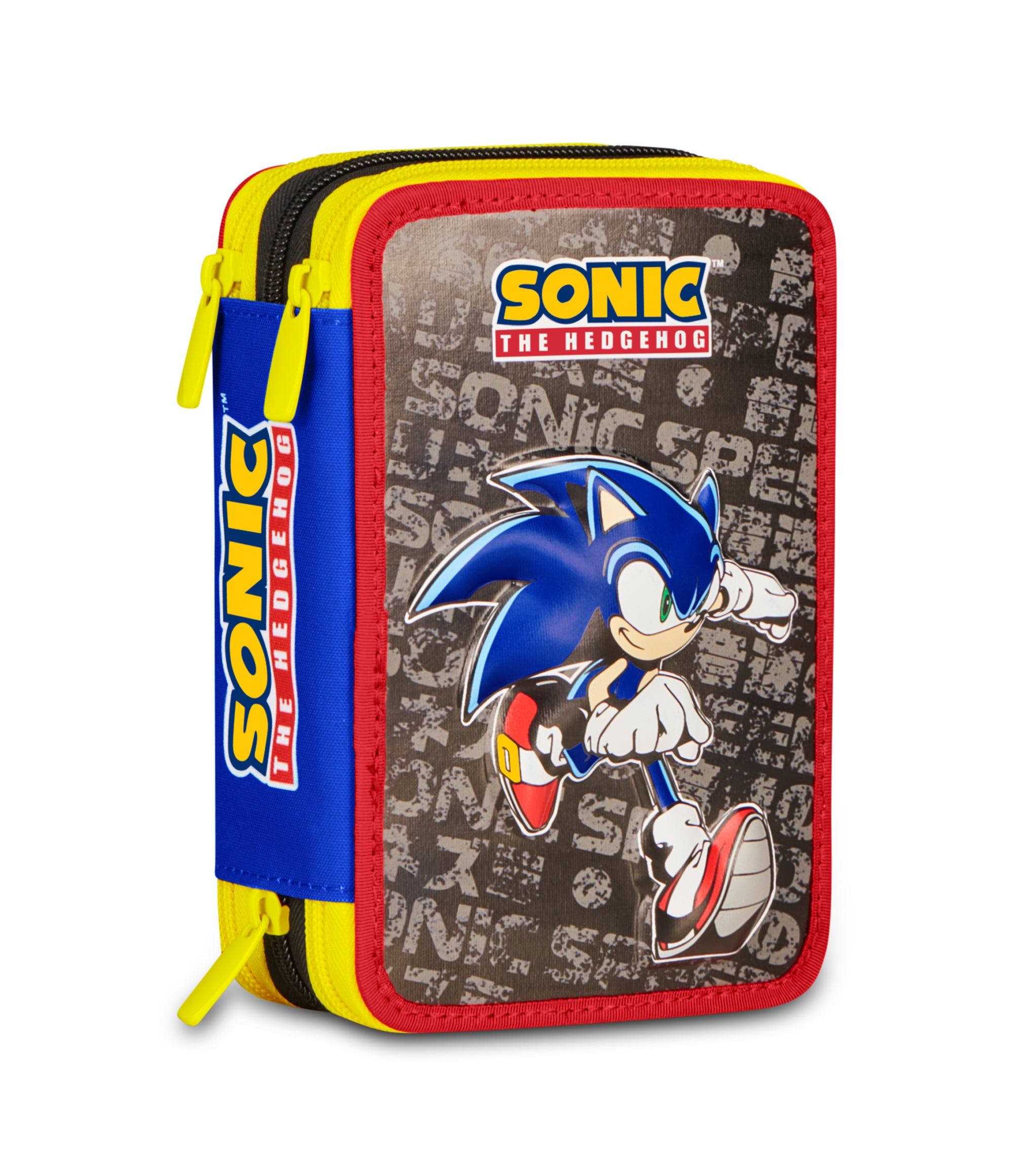 Sonic Astuccio 3 Zip Hedgehog Speed