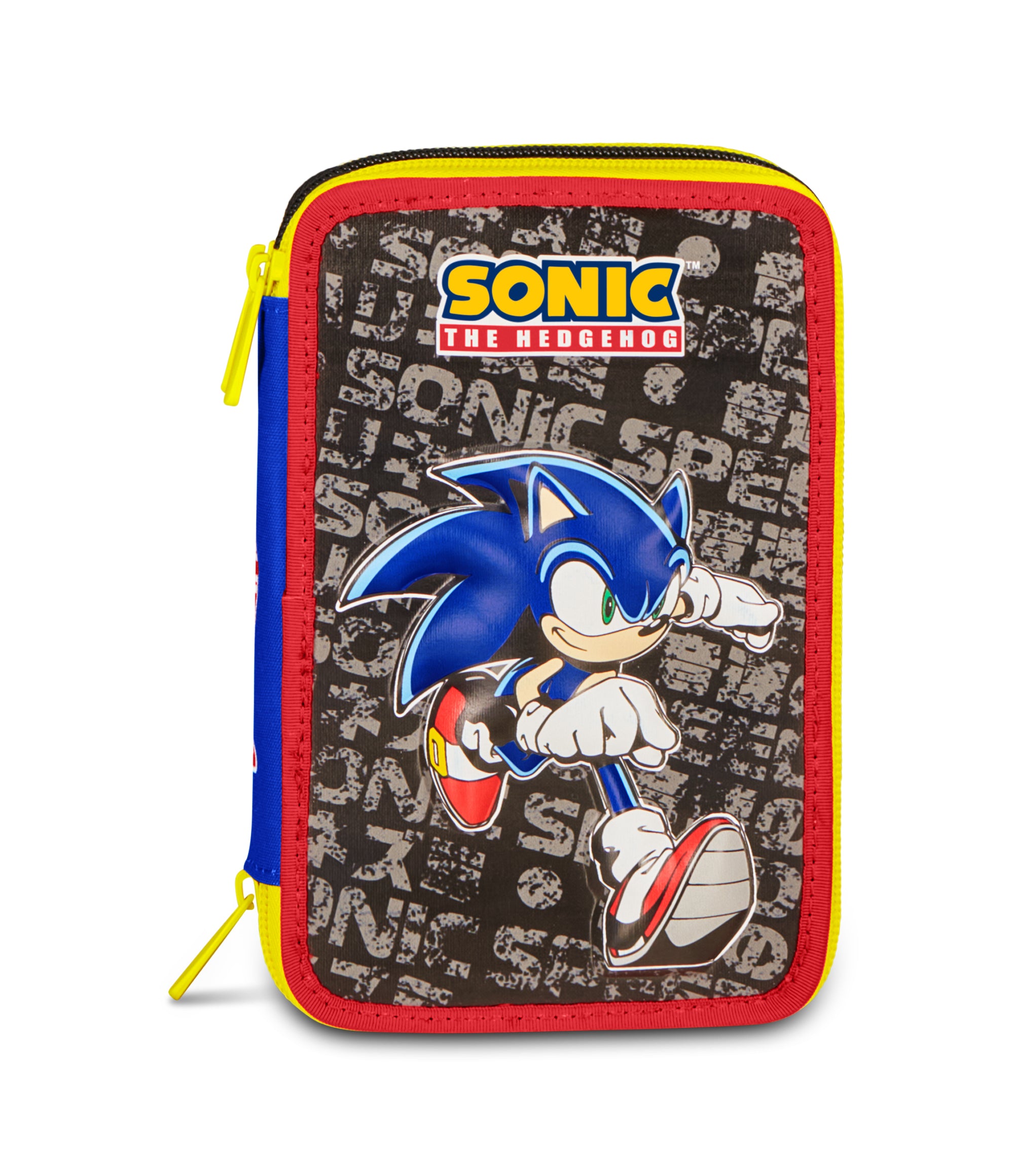 Sonic Astuccio 3 Zip Hedgehog Speed