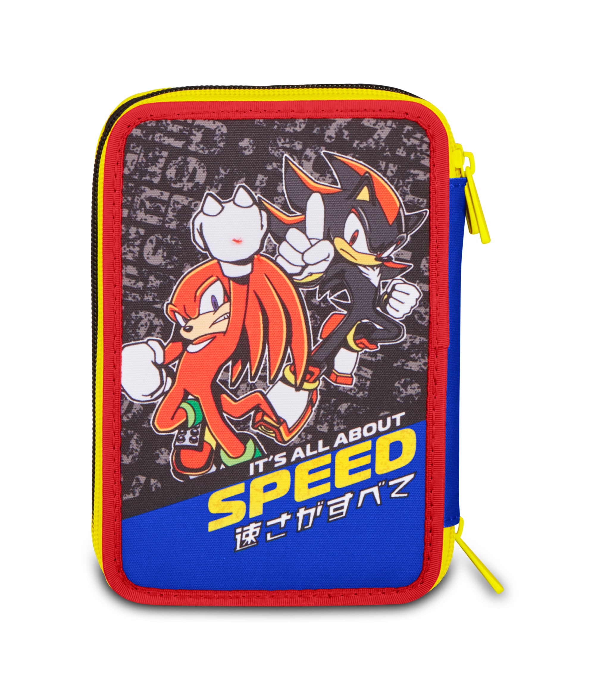 Sonic Astuccio 3 Zip Hedgehog Speed