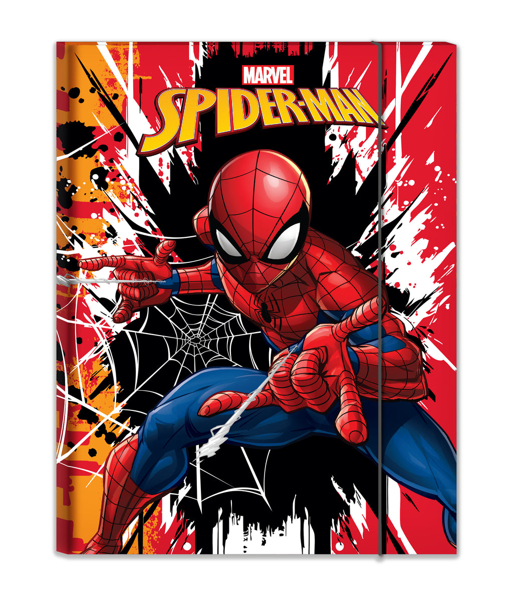Spider-Man Cartellina Con Elastico