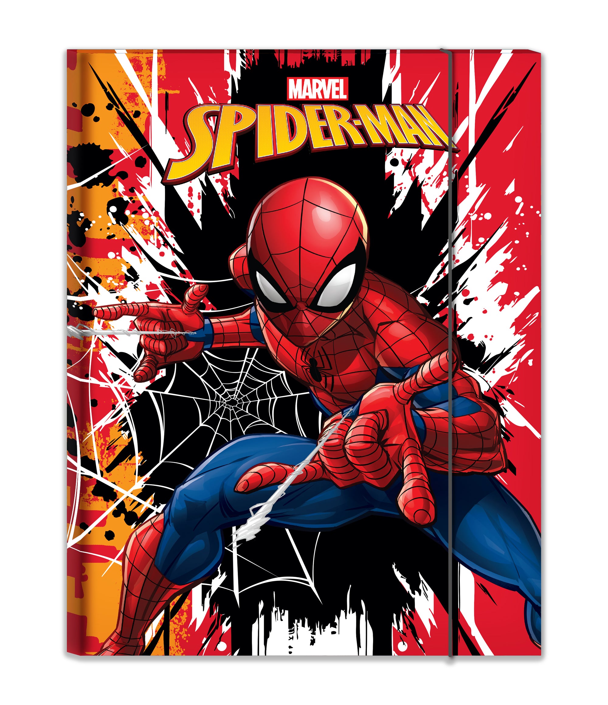 Spider-Man Cartellina Con Elastico