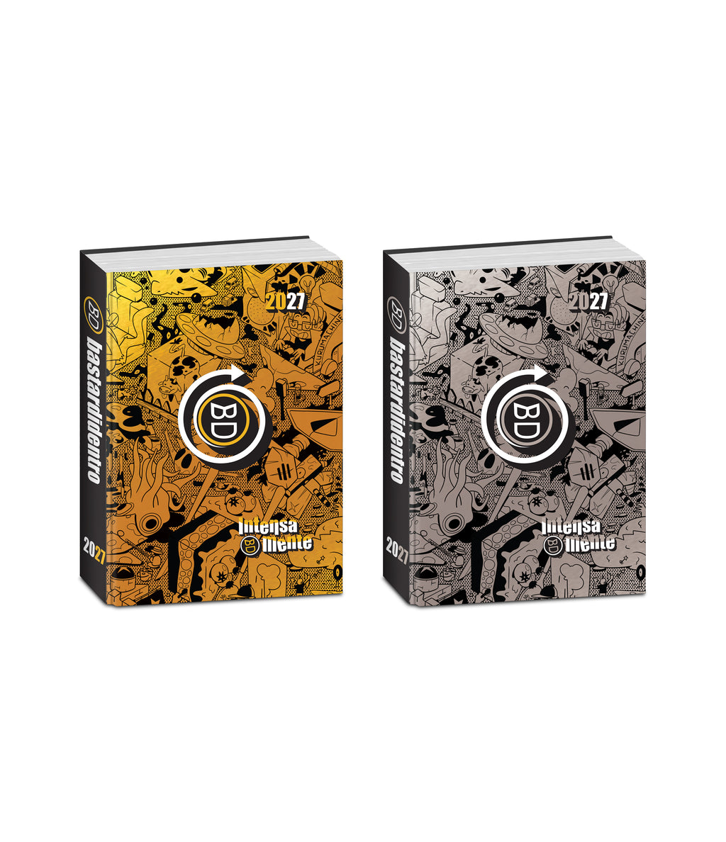 Bastardidentro Diario Standard 16M Gold & Silver Agenda Intensa - Immagine 1