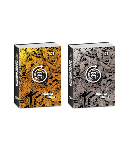 Bastardidentro Diario Standard 16M Gold & Silver Agenda Intensa - Immagine 1